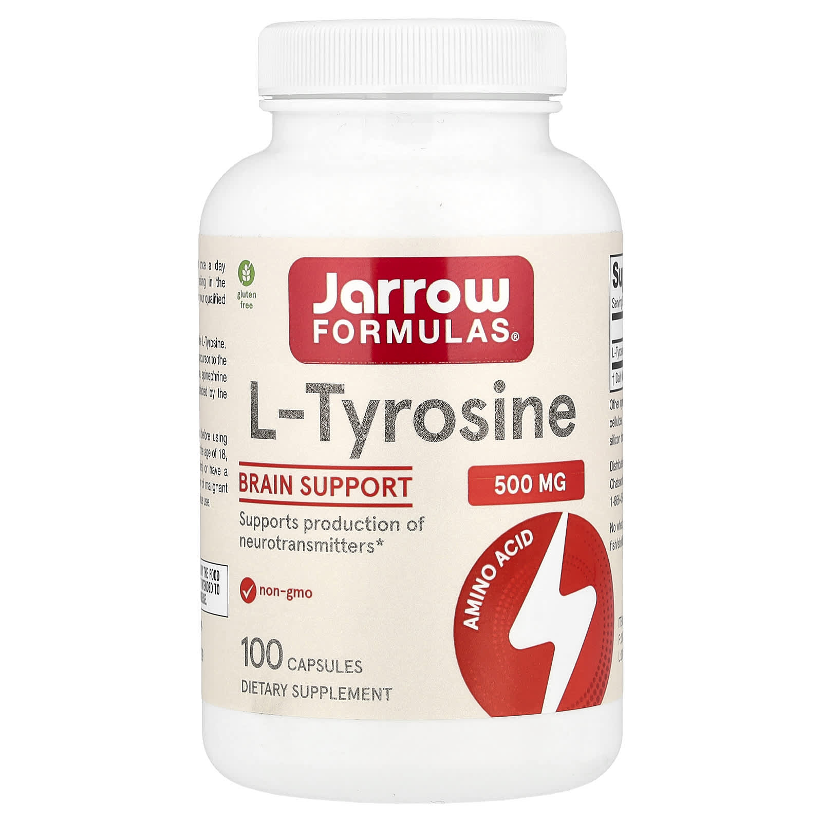 Jarrow Formulas L-Tyrosine – 100 gélules — Tunisie