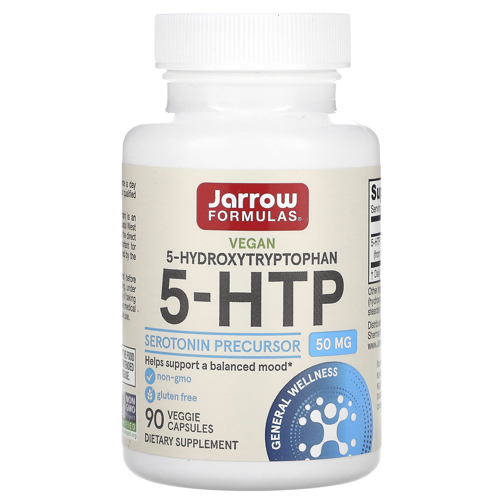 Jarrow Formulas 5-HTP – 90 gélules végétales — Tunisie
