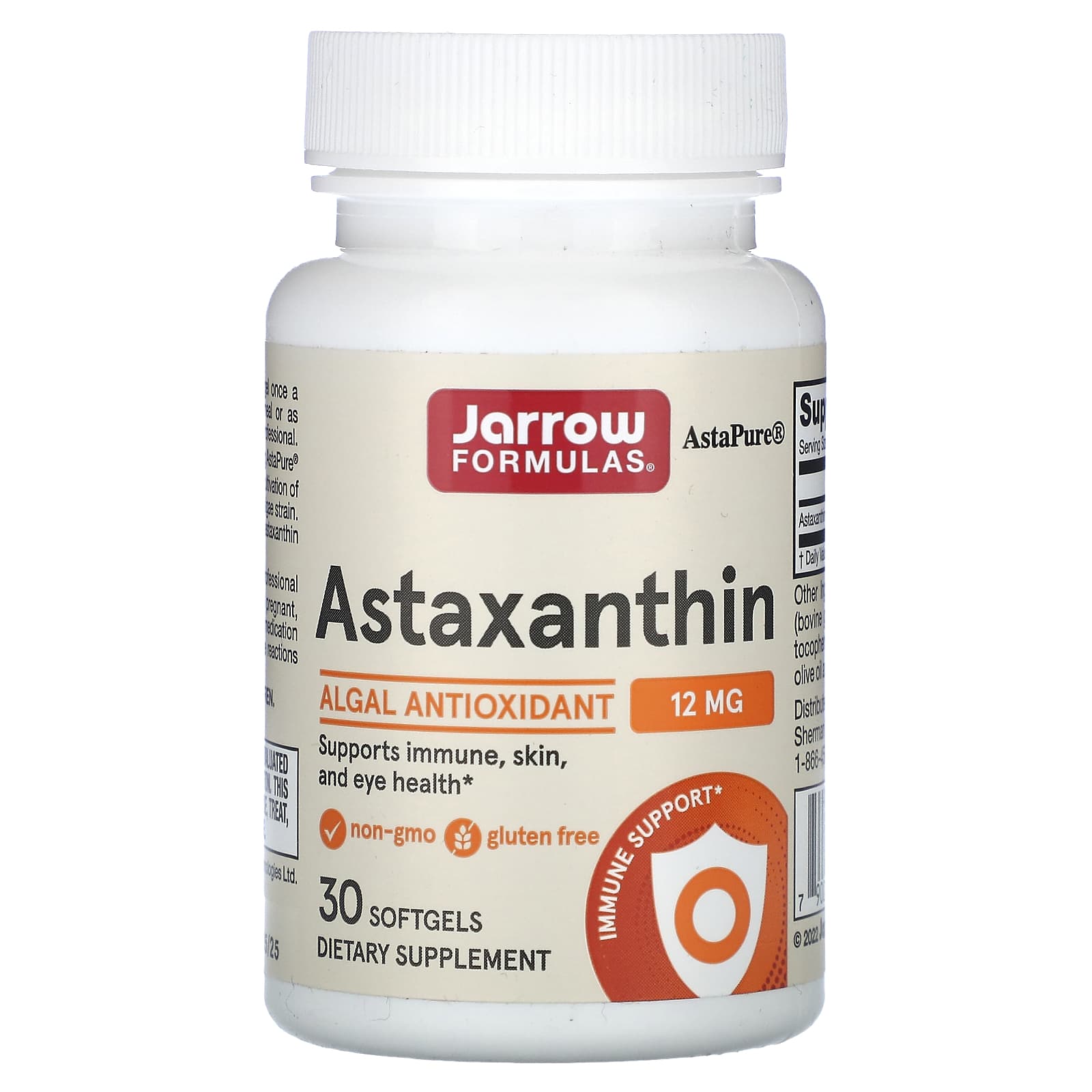 Jarrow Formulas Astaxanthin – 30 capsules molles — Tunisie