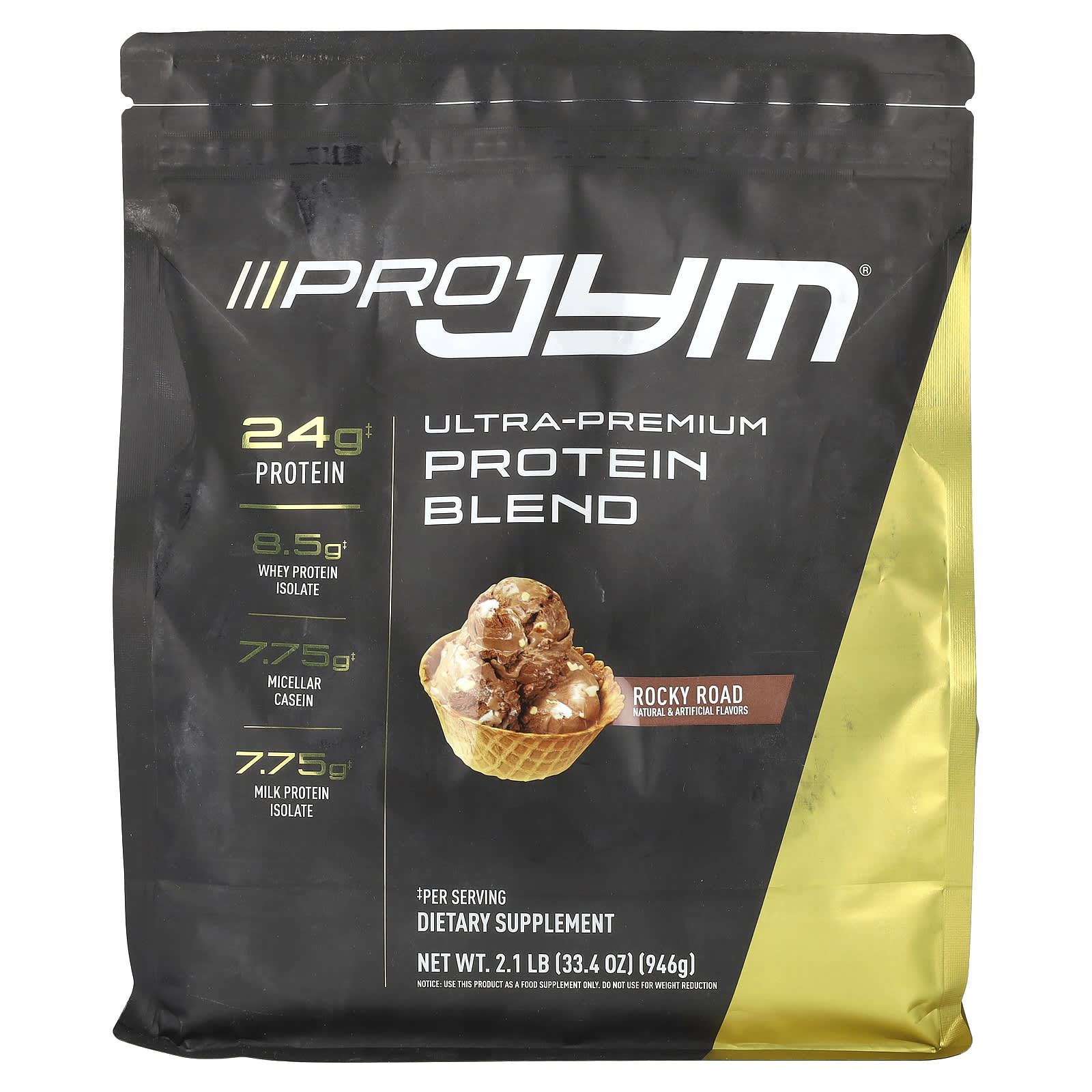 JYM Supplement Science Pro JYM, Ultra-Premium Protein Blend – Rocky Road – 946 g — Tunisie