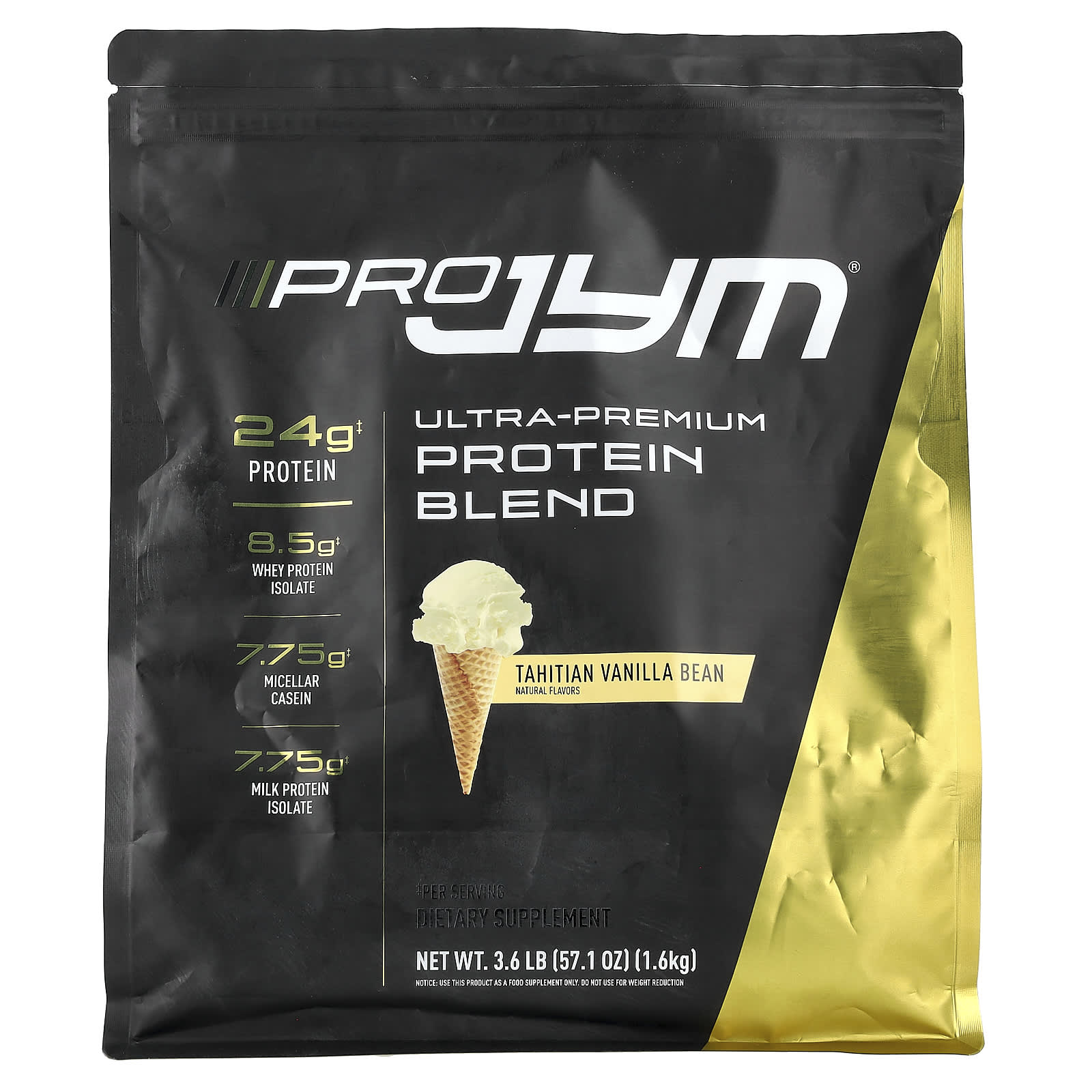 JYM Supplement Science Pro JYM, Ultra-Premium Protein Blend – Tahitian Vanilla Bean – 1,6 kg — Tunisie