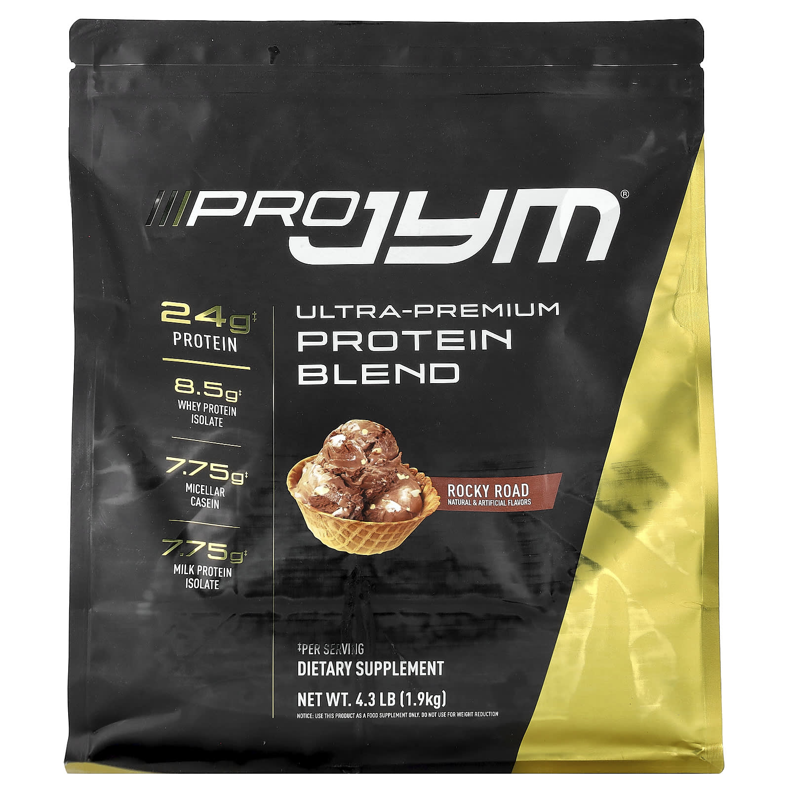 JYM Supplement Science Pro JYM, Ultra-Premium Protein Blend – Rocky Road – 1,9 kg — Tunisie