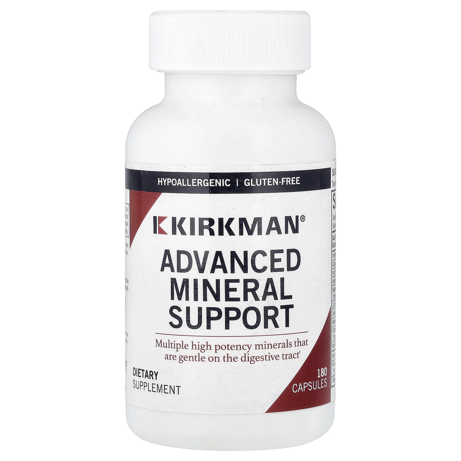Kirkman Labs Advanced Mineral Support – 180 gélules — Tunisie