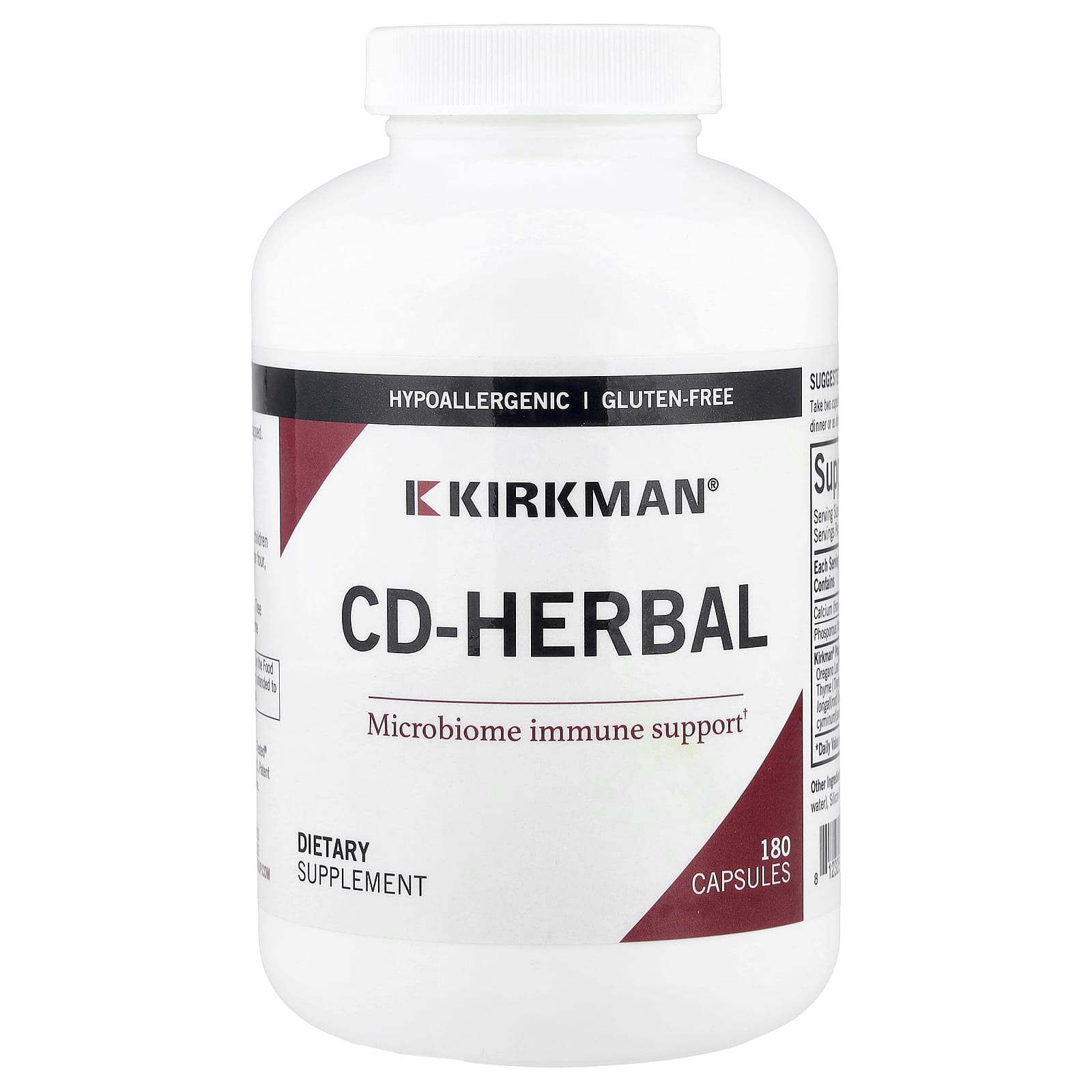 Kirkman Labs CD-Herbal – 180 gélules — Tunisie
