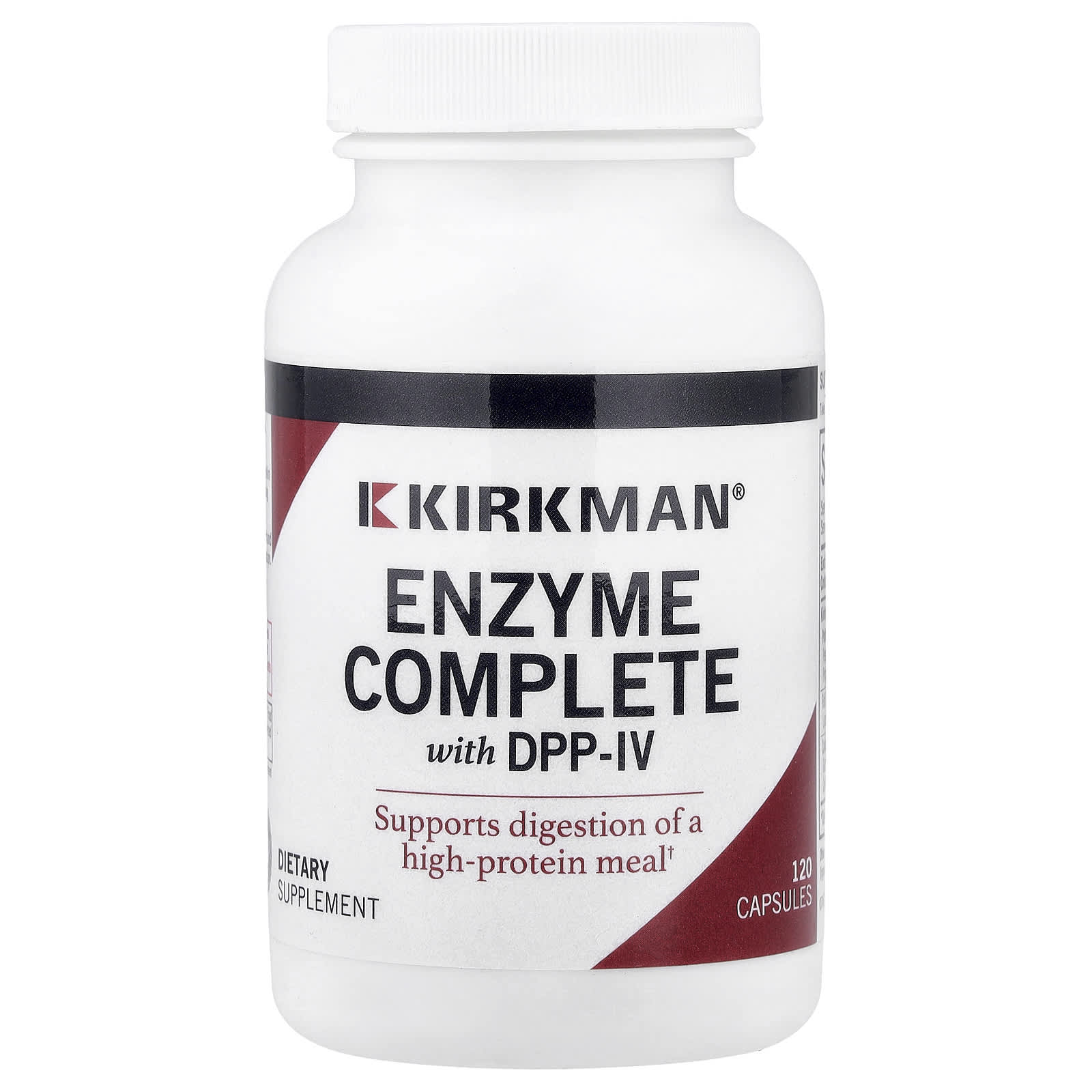 Kirkman Labs Enzyme Complete With DPP-IV – 120 gélules — Tunisie