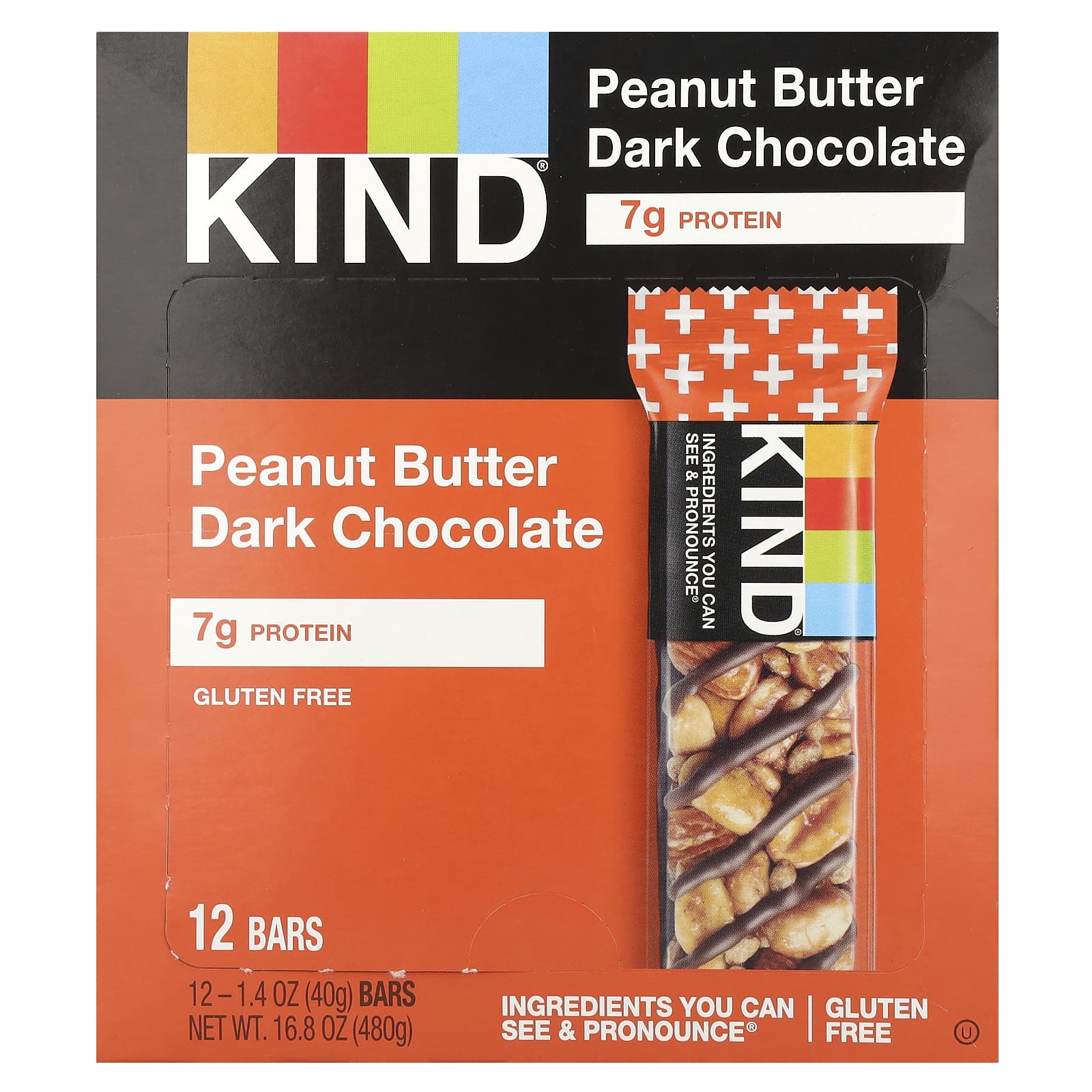 KIND Bars Protein Bars – Peanut Butter Dark Chocolate – 40 g — Tunisie