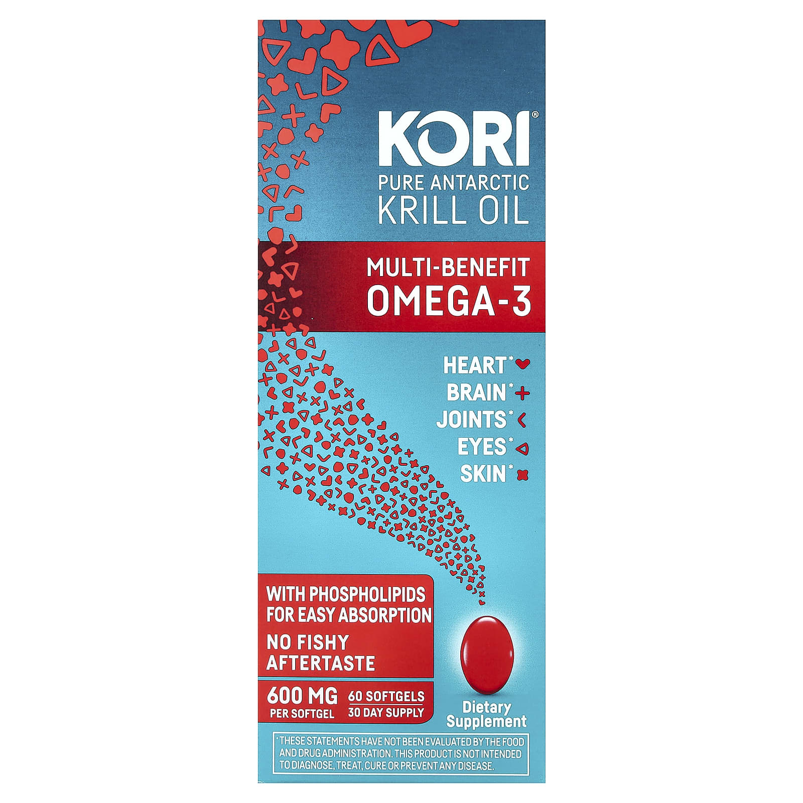 Kori Pure Antarctic Krill Oil – 60 capsules molles — Tunisie