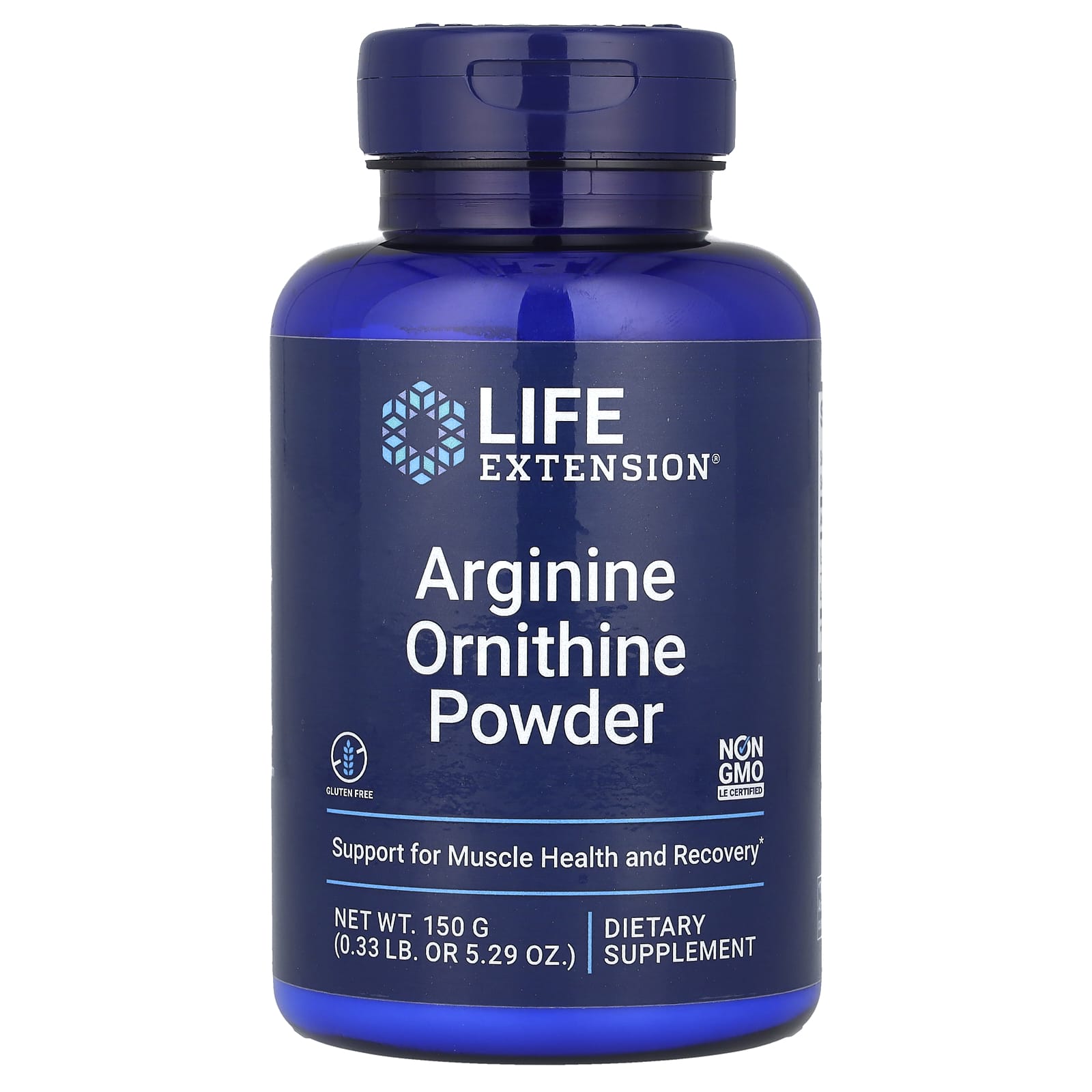 Life Extension Arginine Ornithine Powder – 150 g — Tunisie