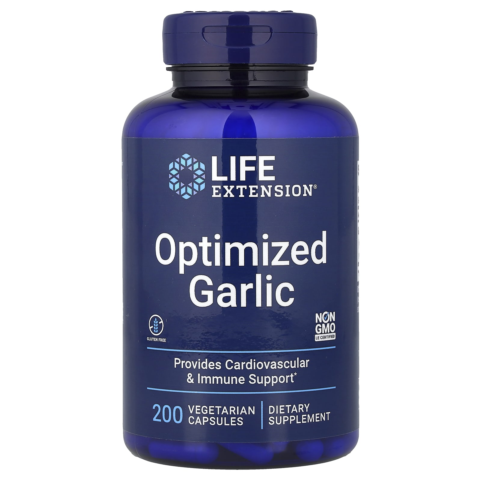 Life Extension Optimized Garlic – 200 gélules végétales — Tunisie