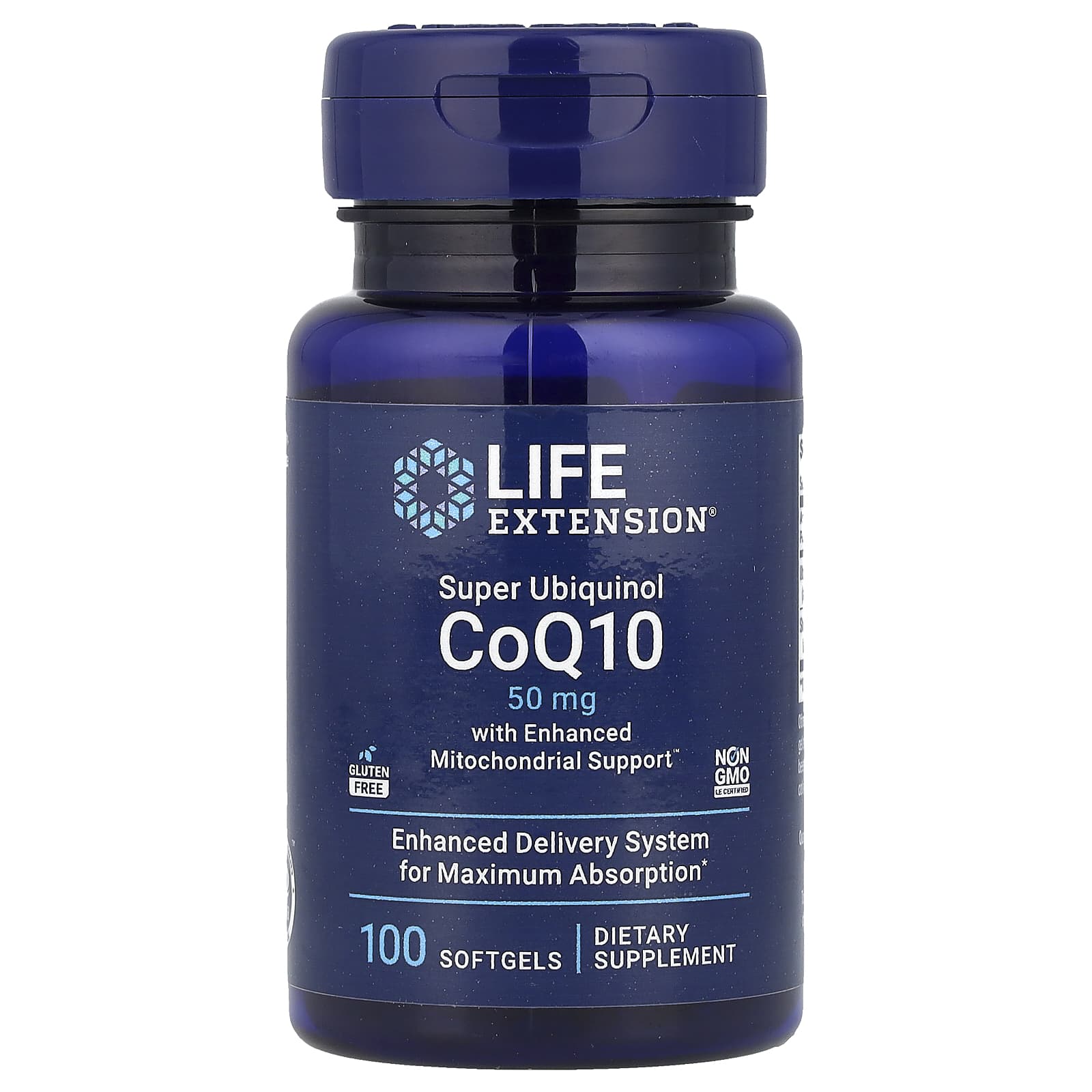 Life Extension Super Ubiquinol CoQ10 with Enhanced Mitochondrial Support – 100 capsules molles — Tunisie