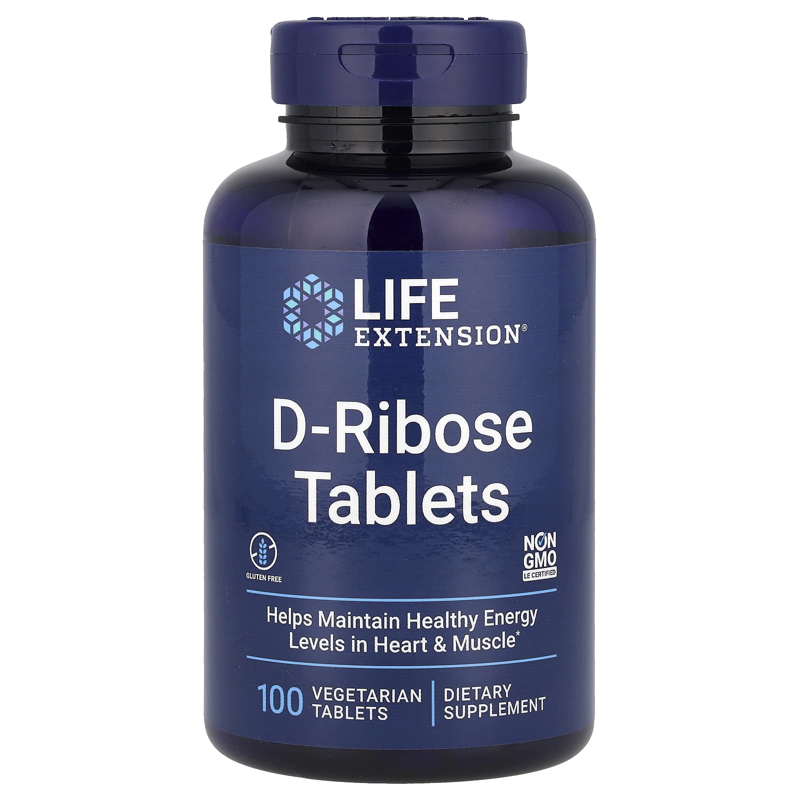 Life Extension D-Ribose Tablets, 100 Vegetarian Tablets — Tunisie