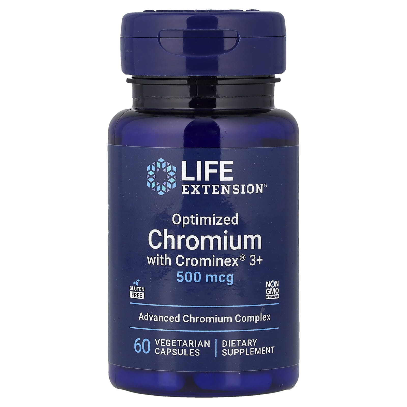 Life Extension Optimized Chromium with Crominex 3+ – 60 gélules végétales — Tunisie