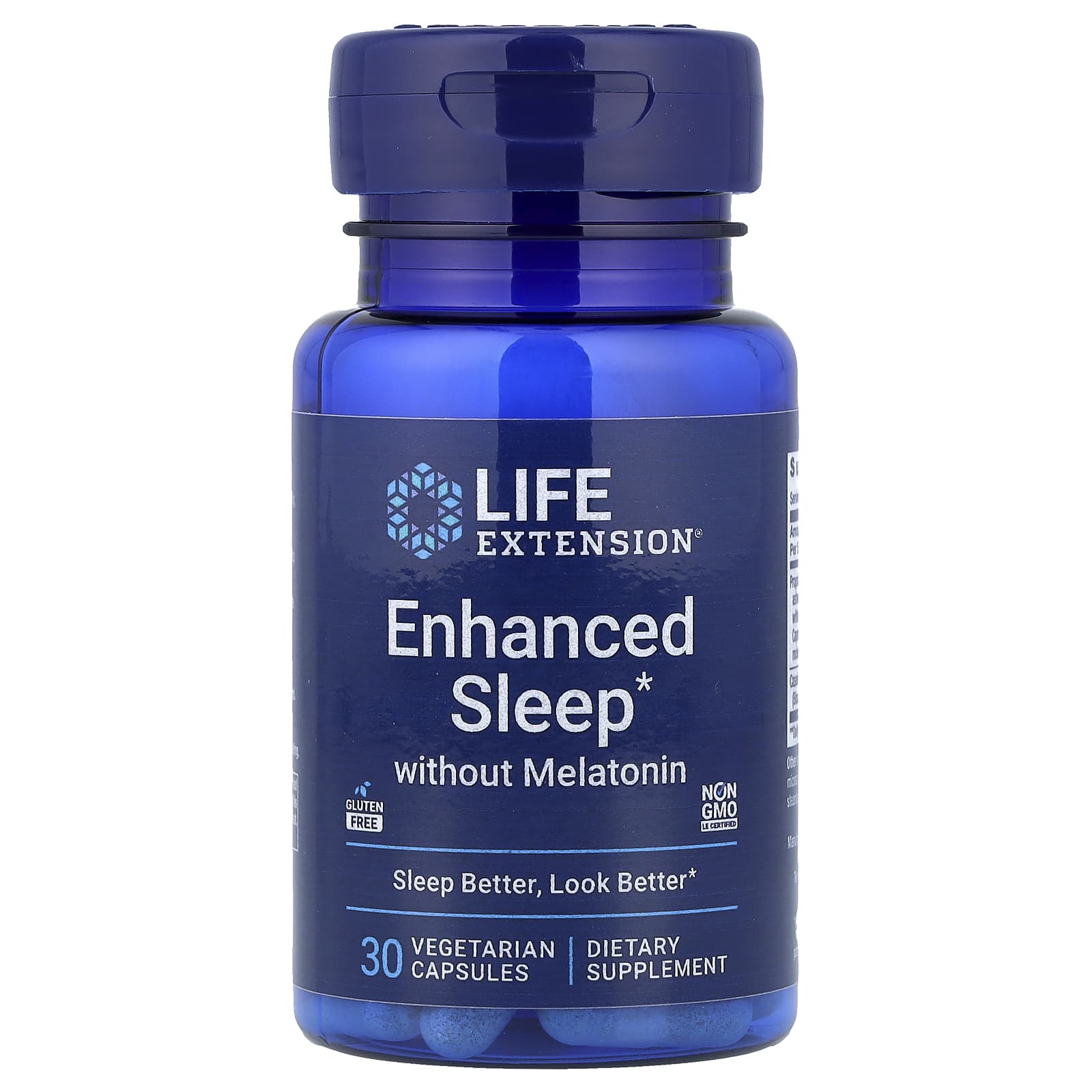 Life Extension Enhanced Sleep without Melatonin – 30 gélules végétales — Tunisie