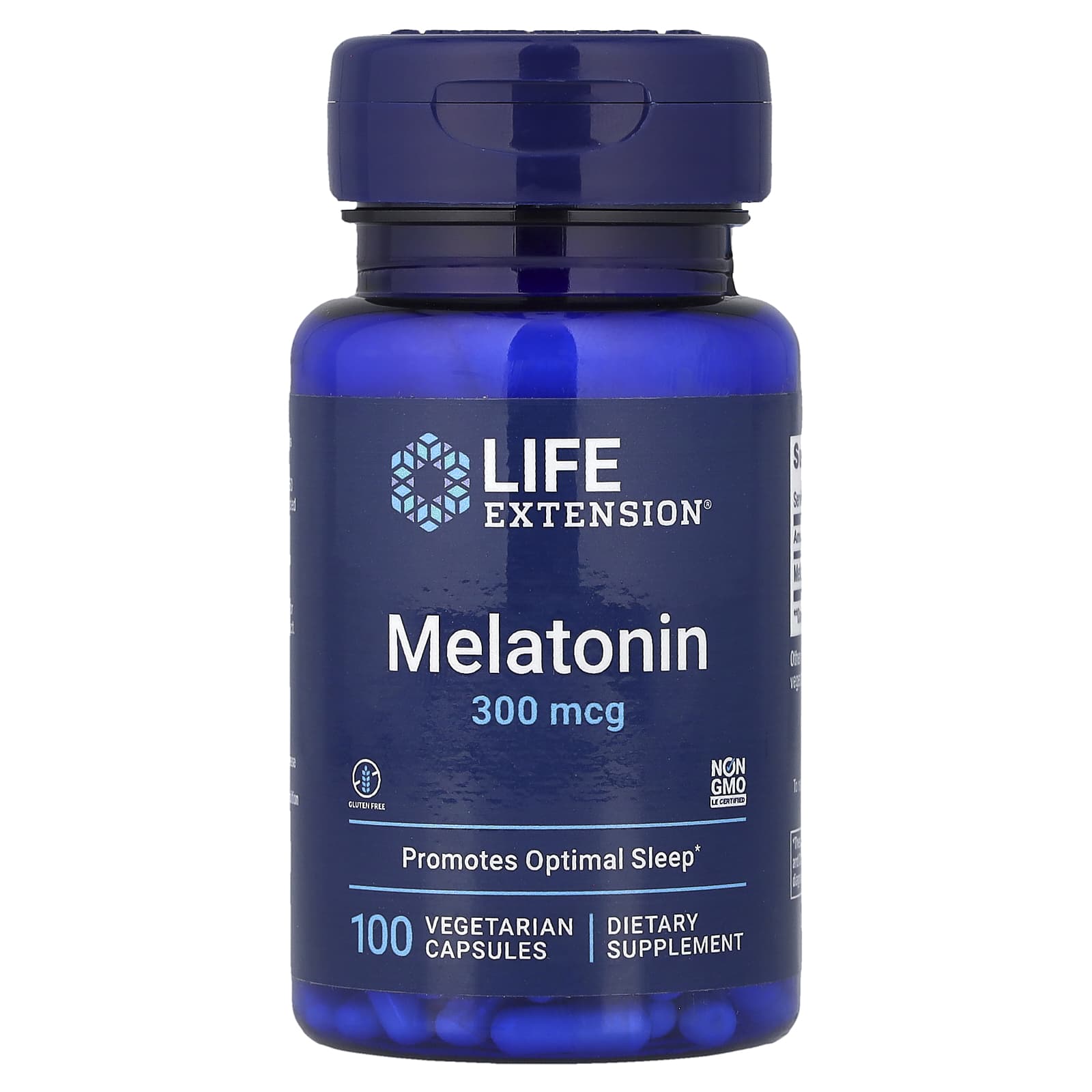 Life Extension Melatonin – 100 gélules végétales — Tunisie