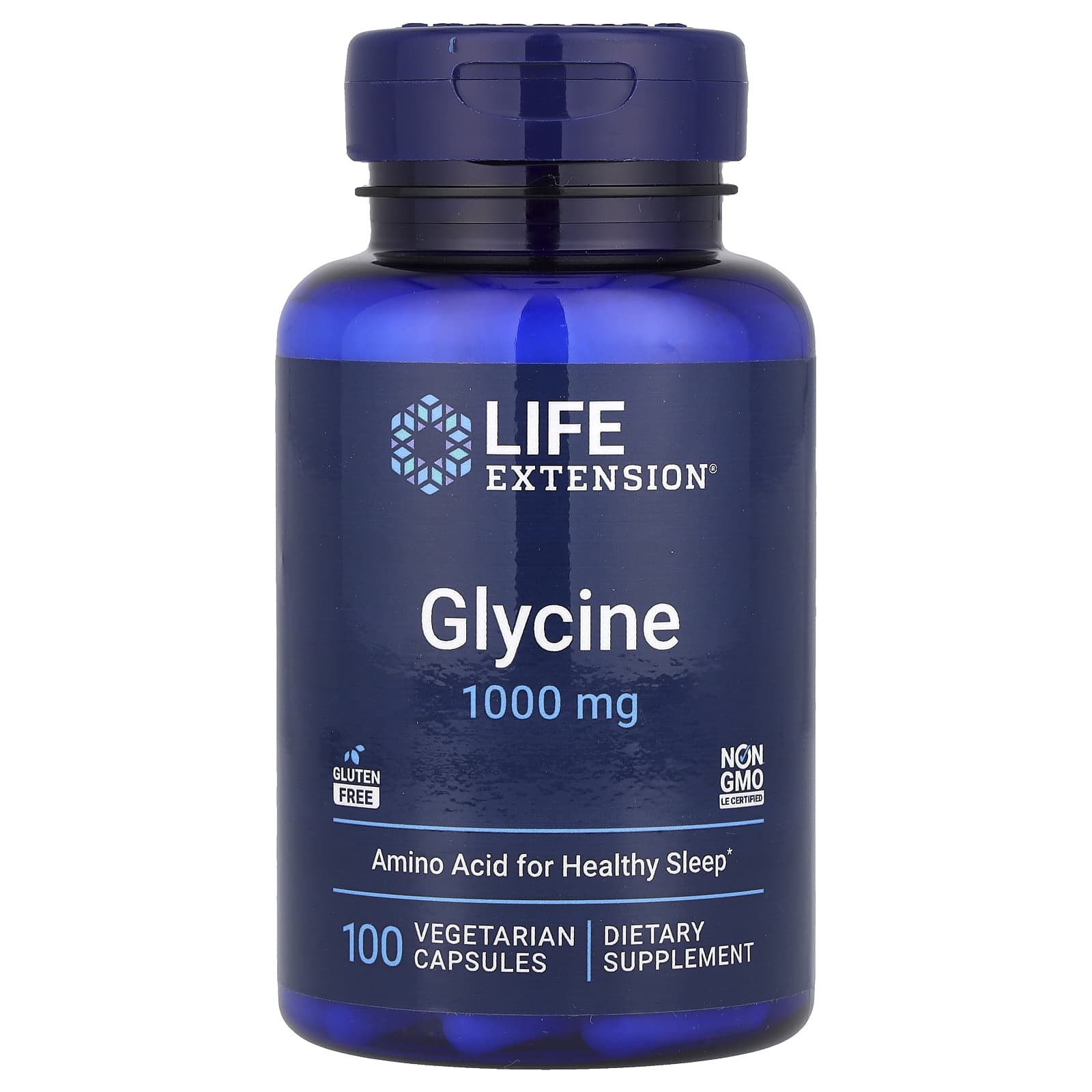 Life Extension Glycine – 100 gélules végétales — Tunisie