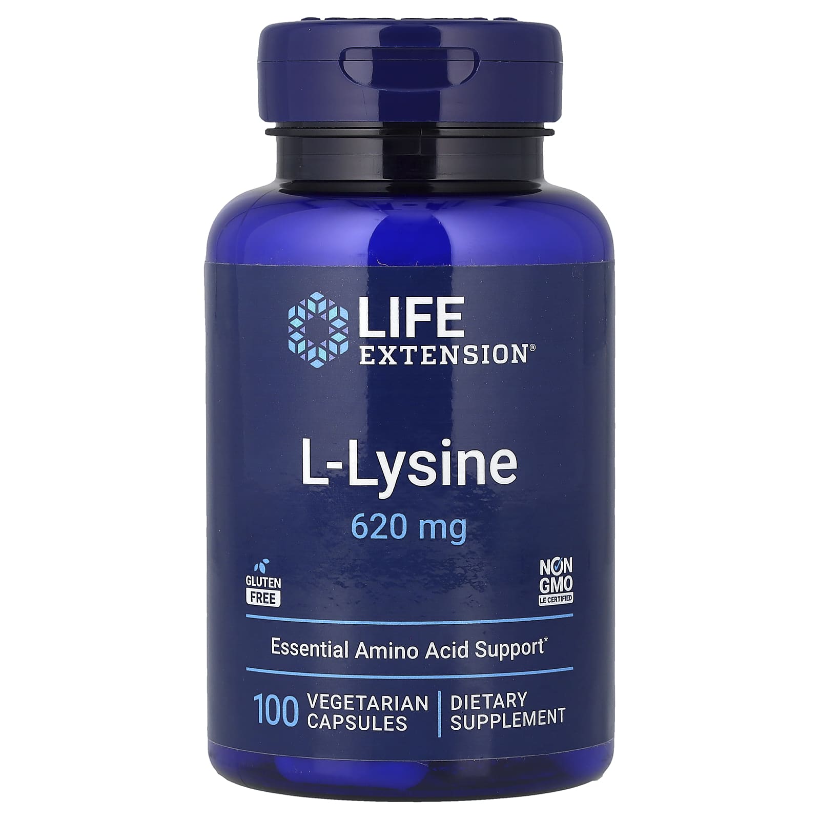 Life Extension L-Lysine – 100 gélules végétales — Tunisie