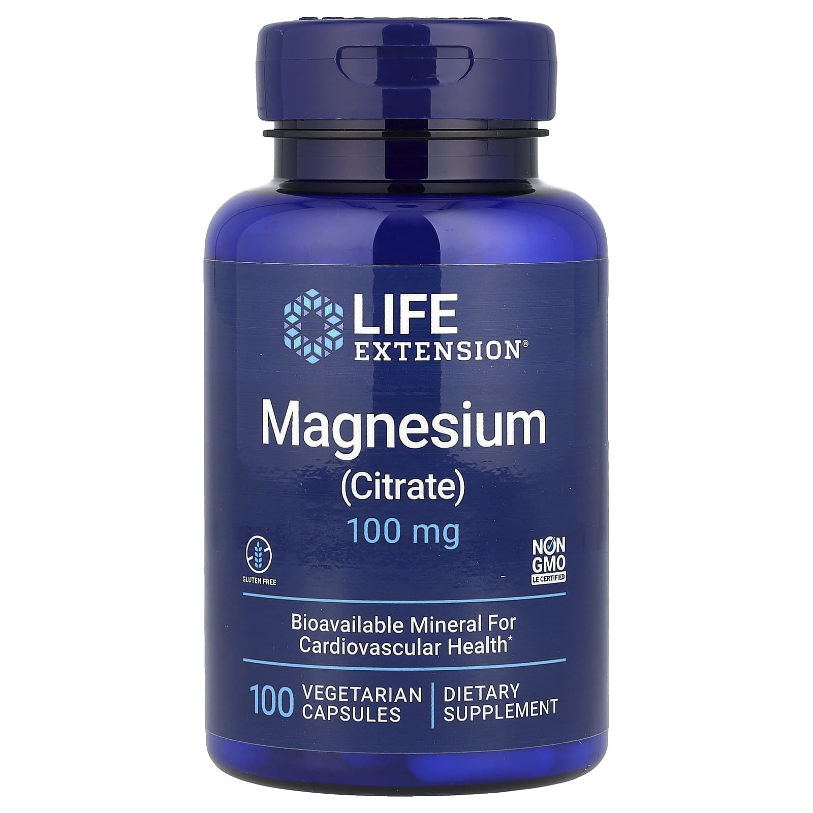 Life Extension Magnesium (Citrate) – 100 gélules végétales — Tunisie