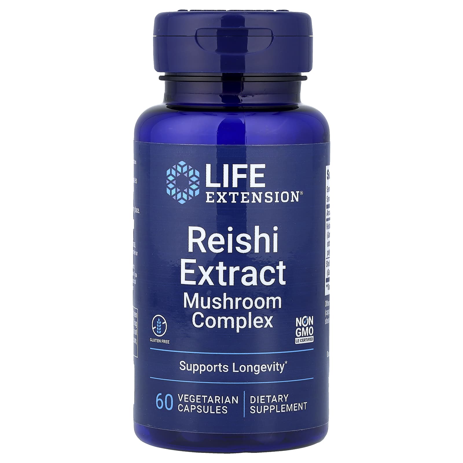 Life Extension Reishi Extract Mushroom Complex – 60 gélules végétales — Tunisie