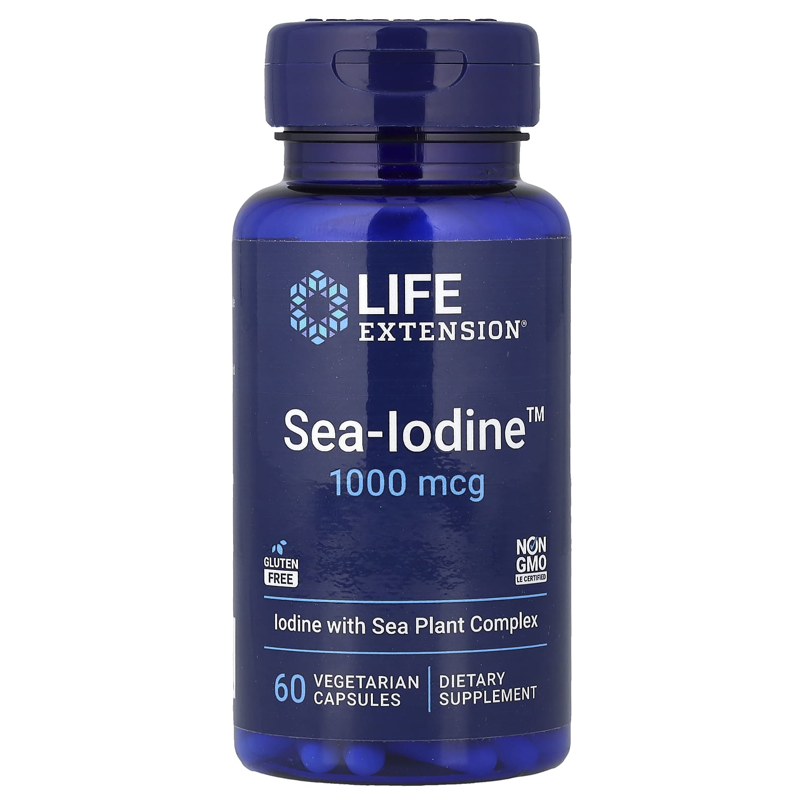 Life Extension Sea-Iodine – 60 gélules végétales — Tunisie