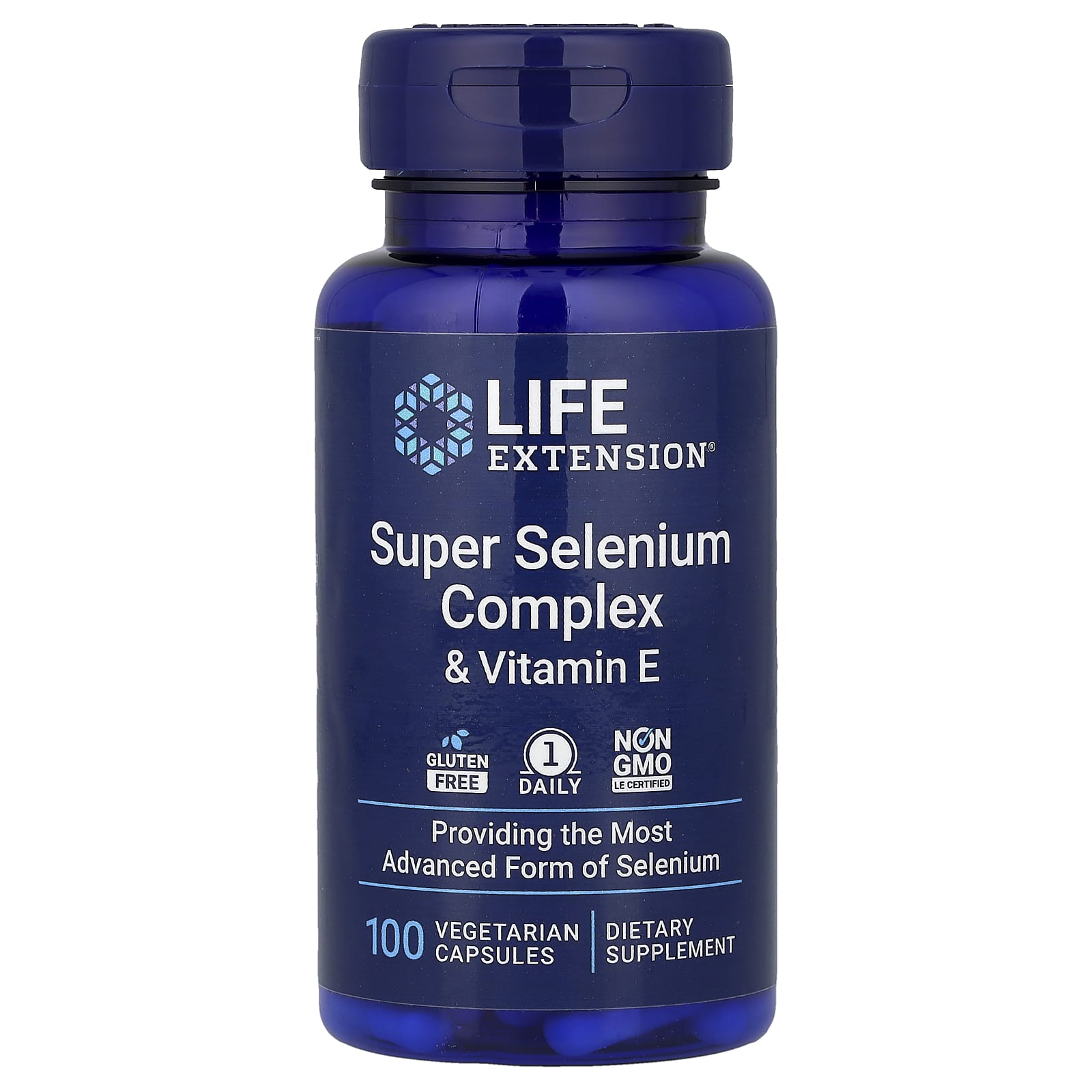 Life Extension Super Selenium Complex & Vitamin E – 100 gélules végétales — Tunisie