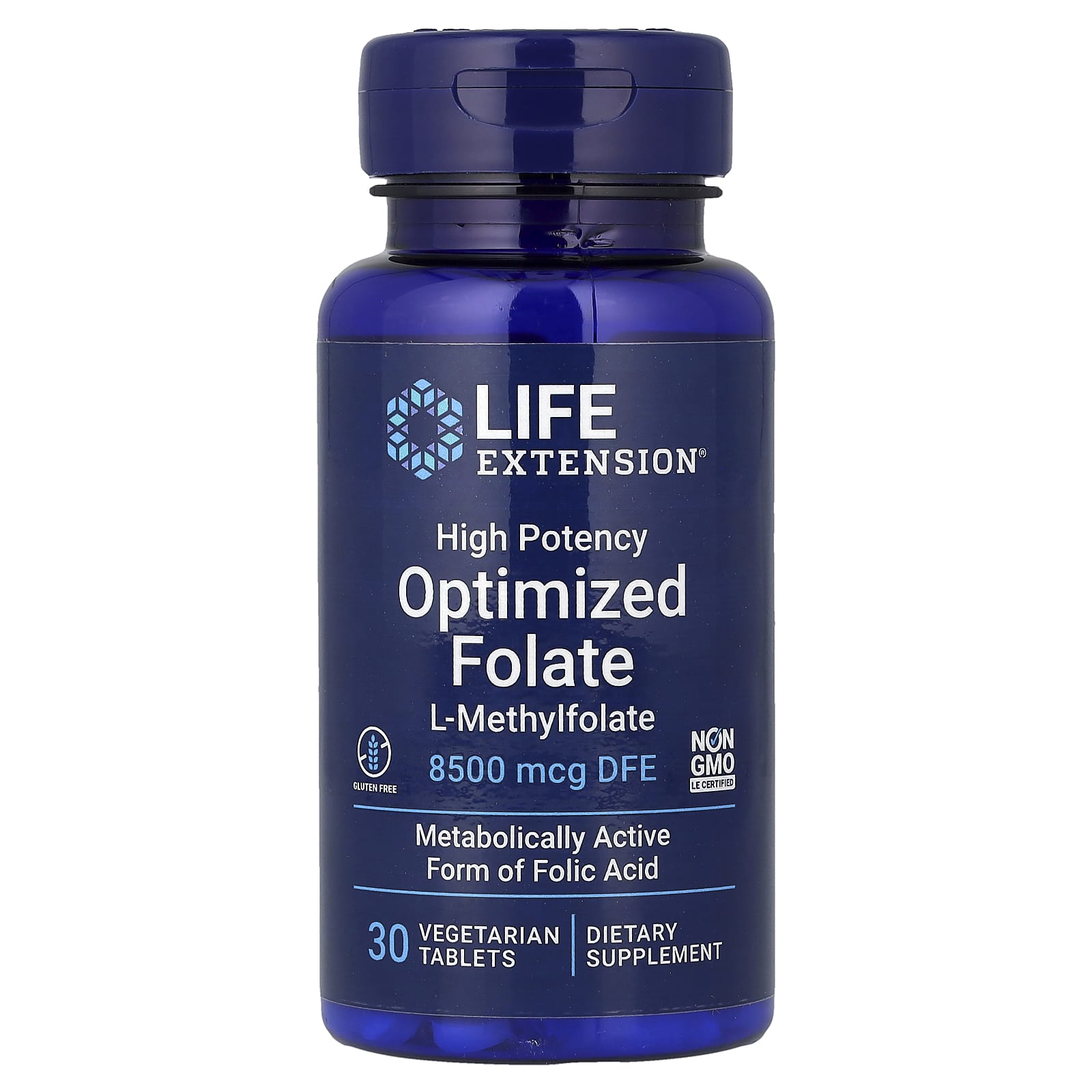 Life Extension Optimized Folate, High Potency – 8500 µg — Tunisie
