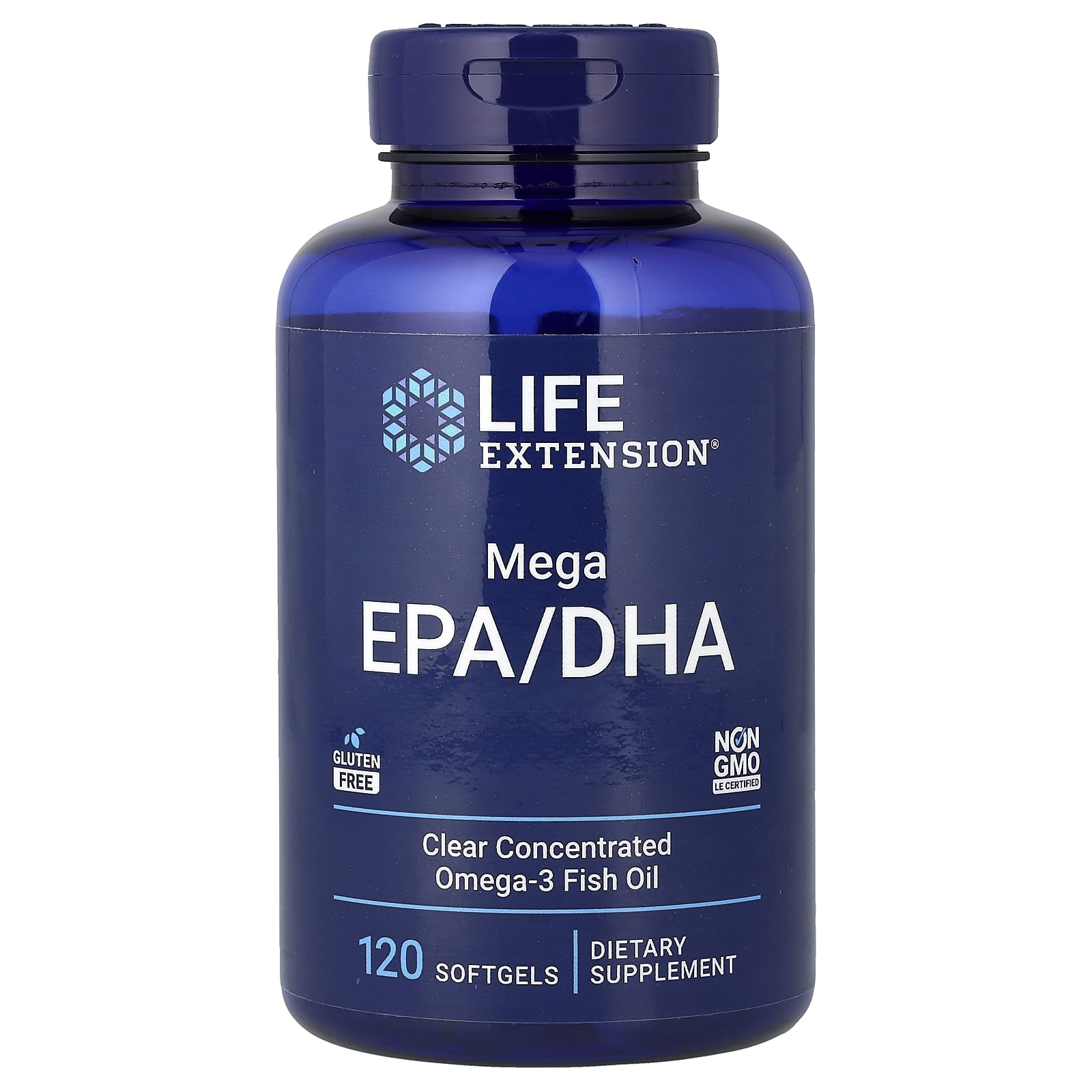 Life Extension Mega EPA/DHA – 120 capsules molles — Tunisie