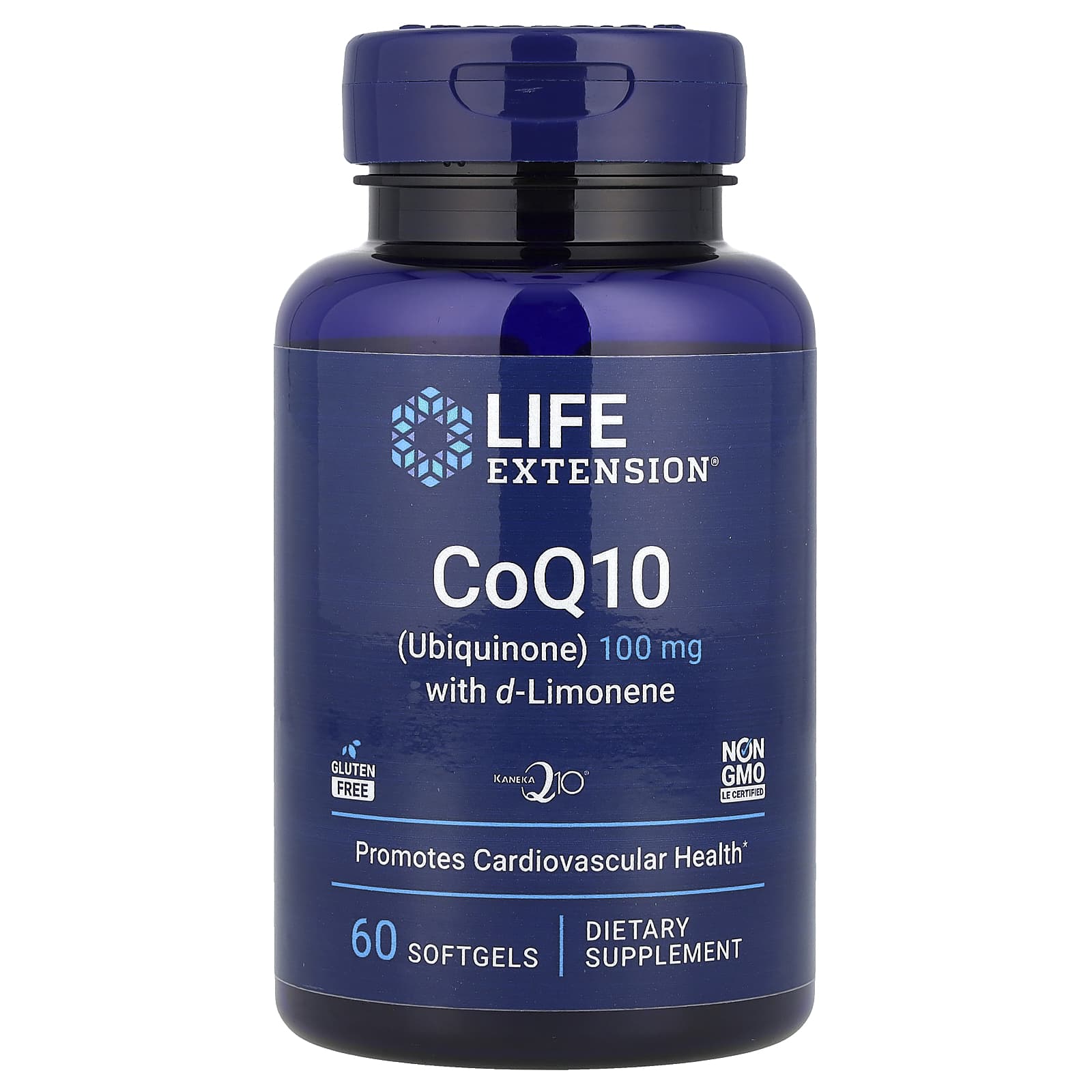 Life Extension CoQ10 (Ubiquinone) with d-Limonene – 60 capsules molles — Tunisie