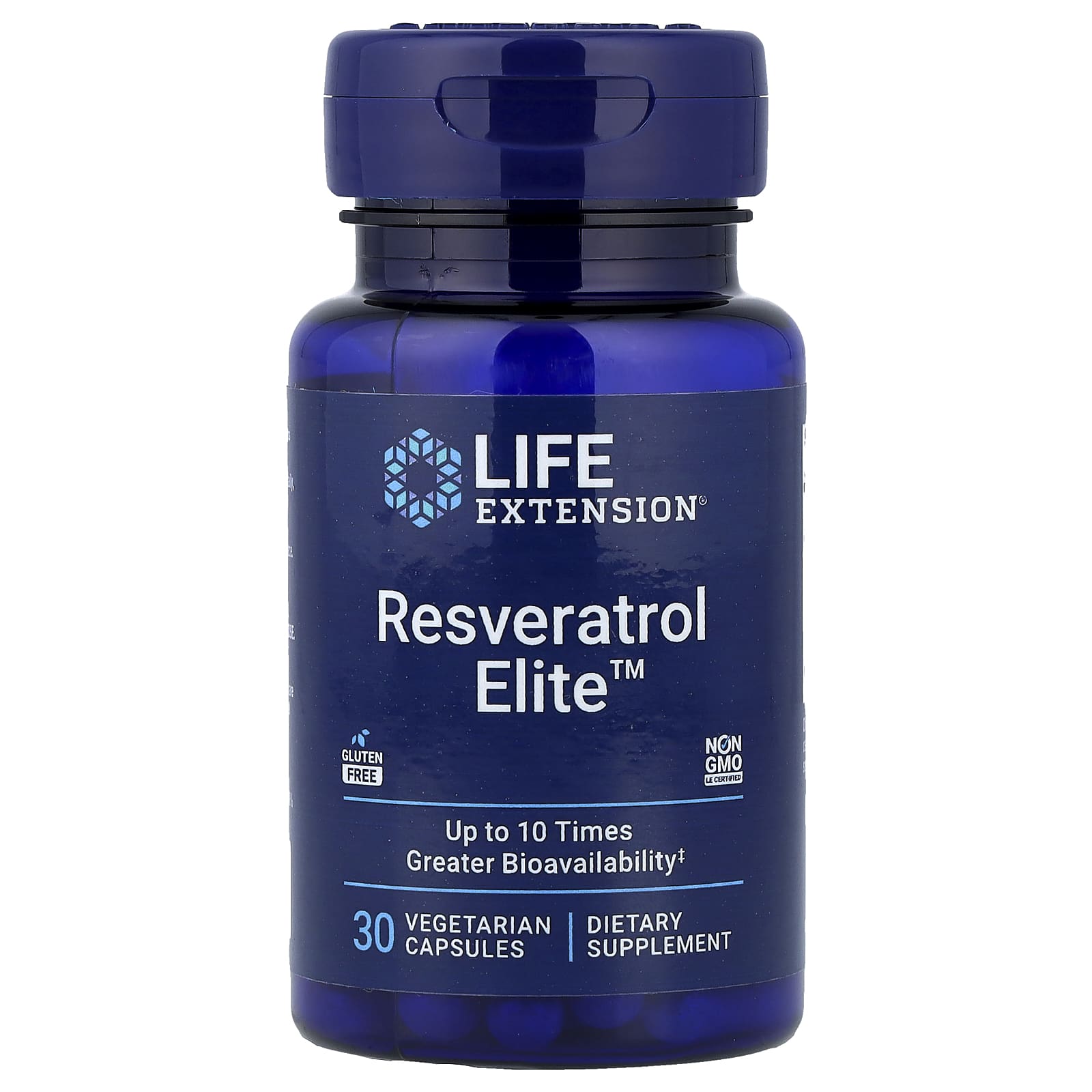 Life Extension Resveratrol Elite – 30 gélules végétales — Tunisie
