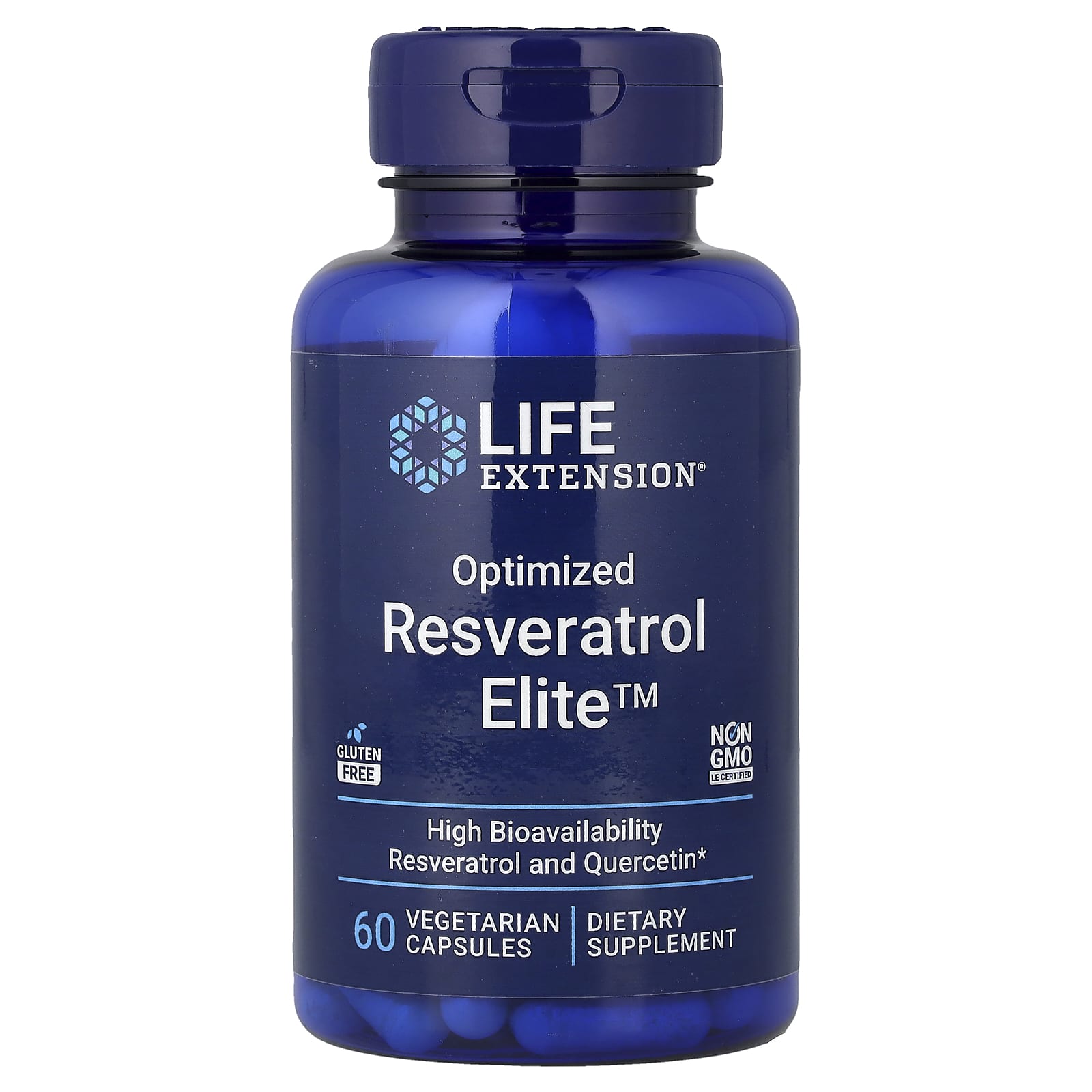 Life Extension Optimized Resveratrol Elite – 60 gélules végétales — Tunisie