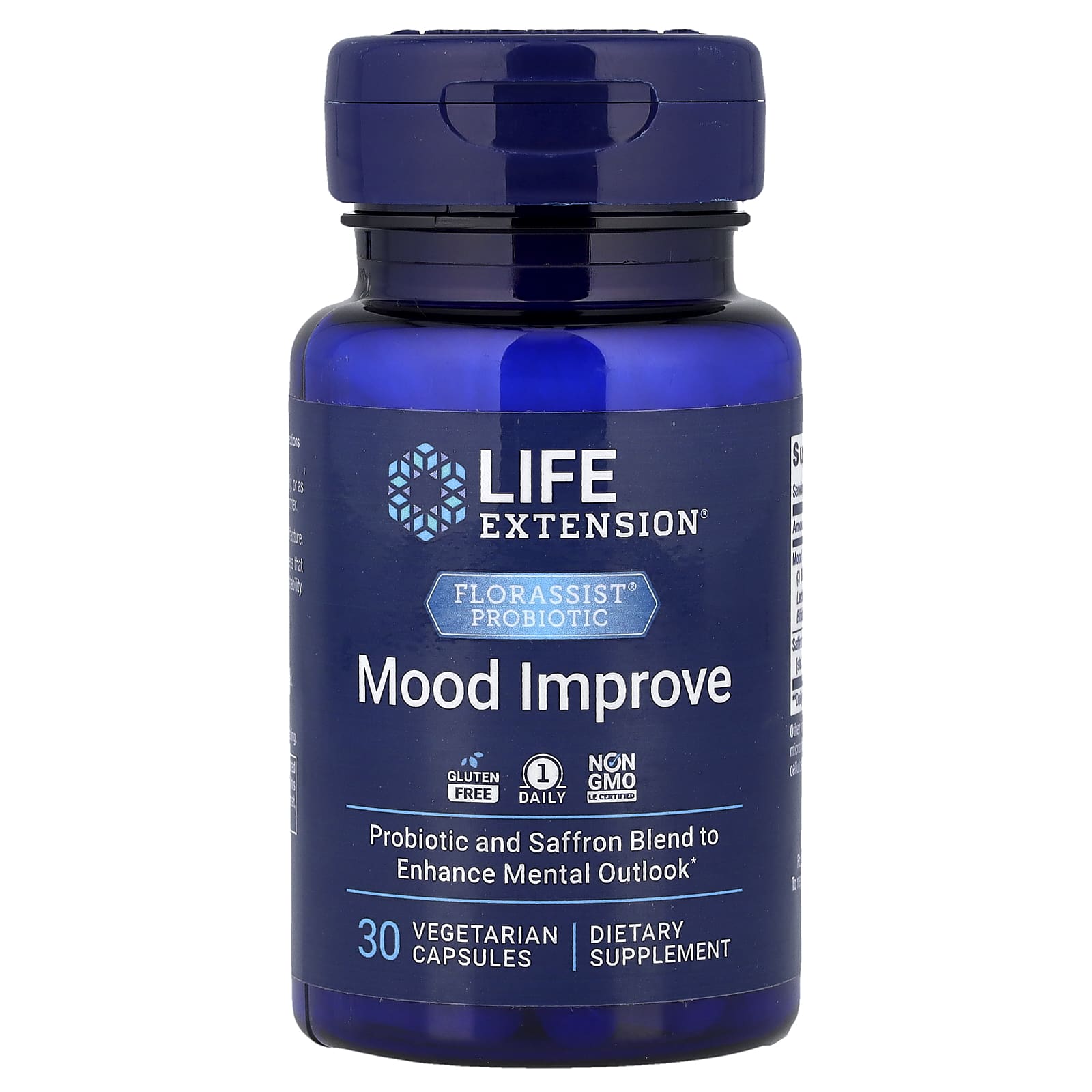 Life Extension FLORASSIST Probiotic, Mood Improve – 30 gélules végétales — Tunisie