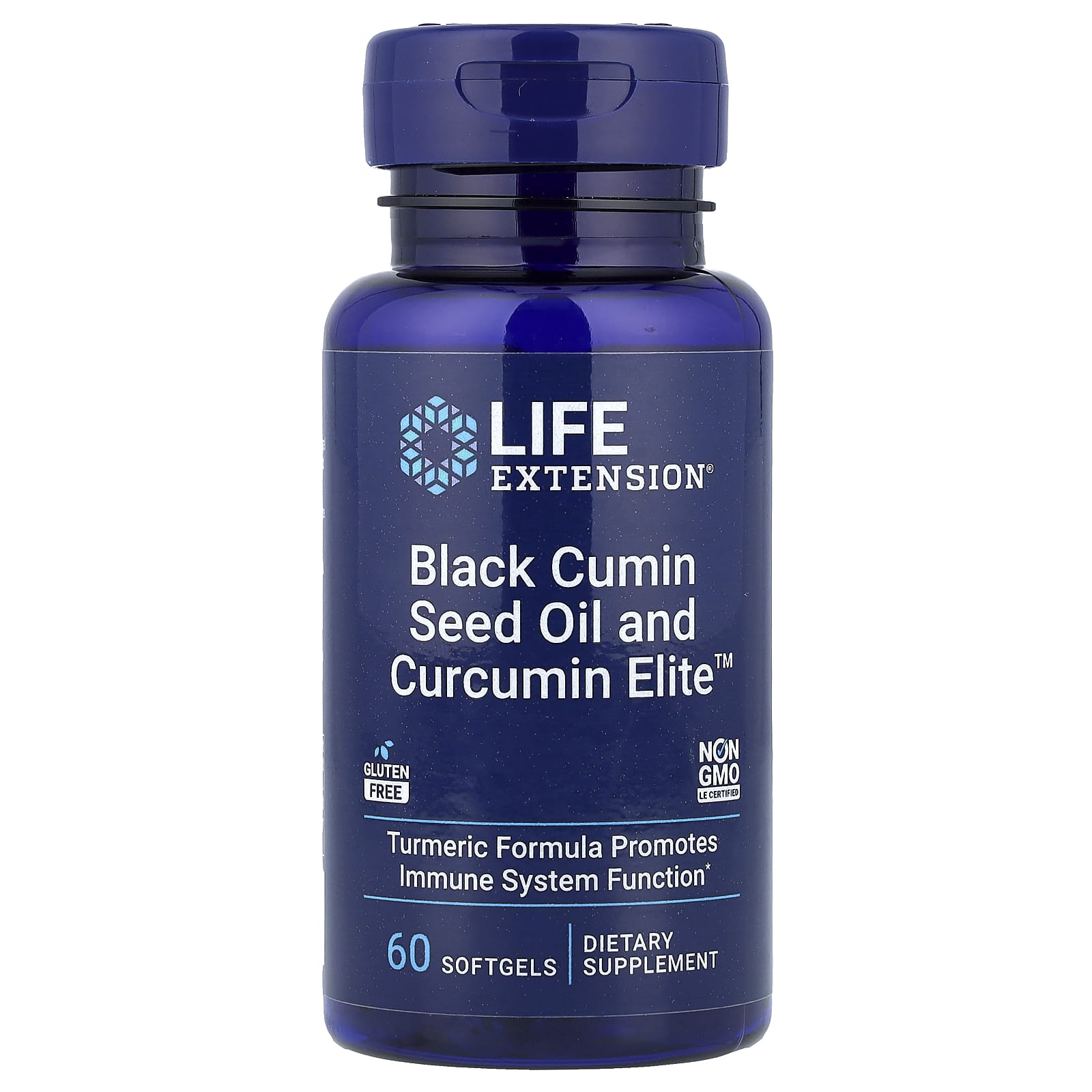 Life Extension Black Cumin Seed Oil and Curcumin Elite – 60 capsules molles — Tunisie