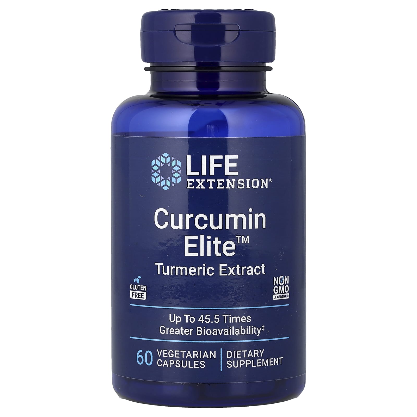 Life Extension Curcumin Elite, Turmeric Extract – 60 gélules végétales — Tunisie