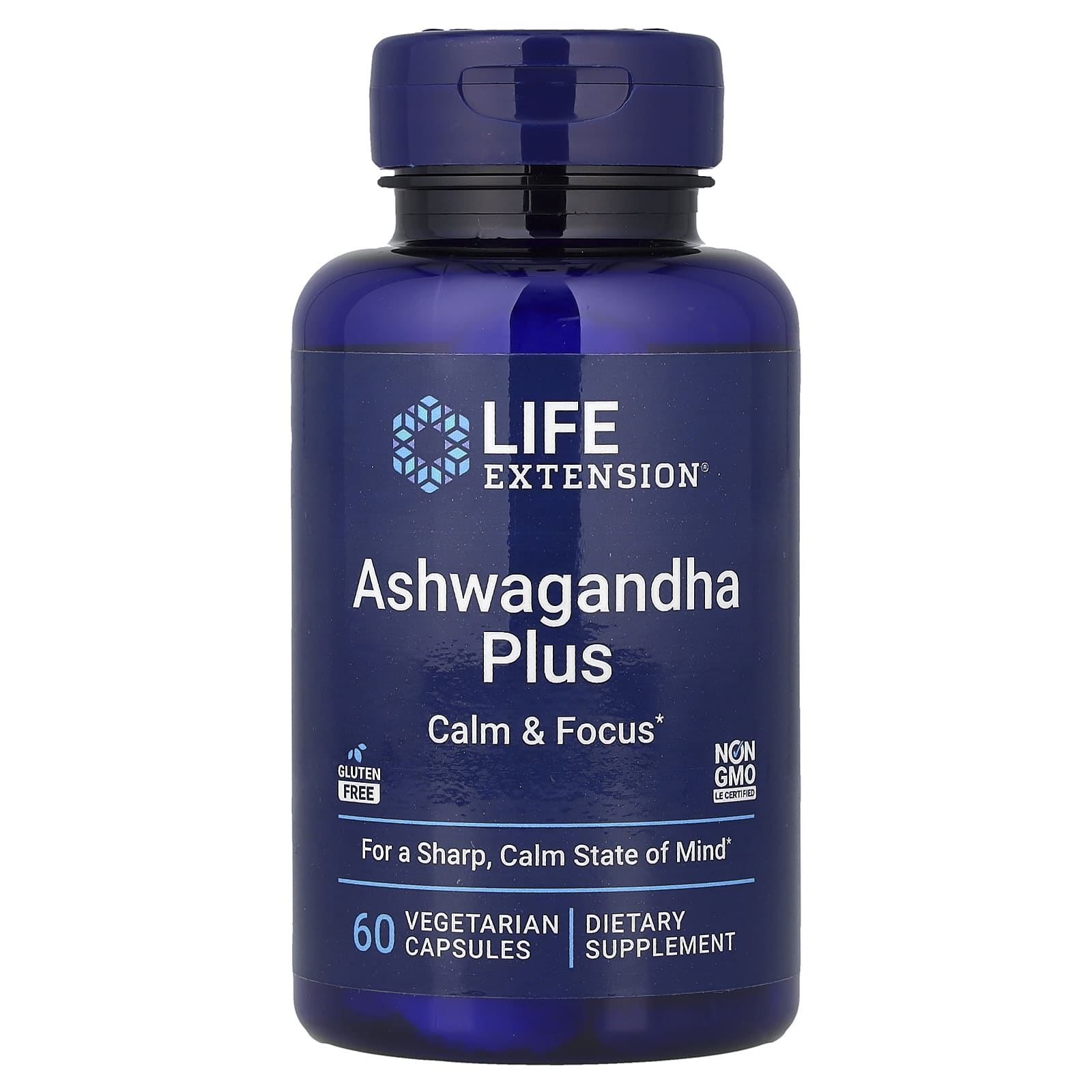 Life Extension Ashwagandha Plus – 60 gélules végétales — Tunisie
