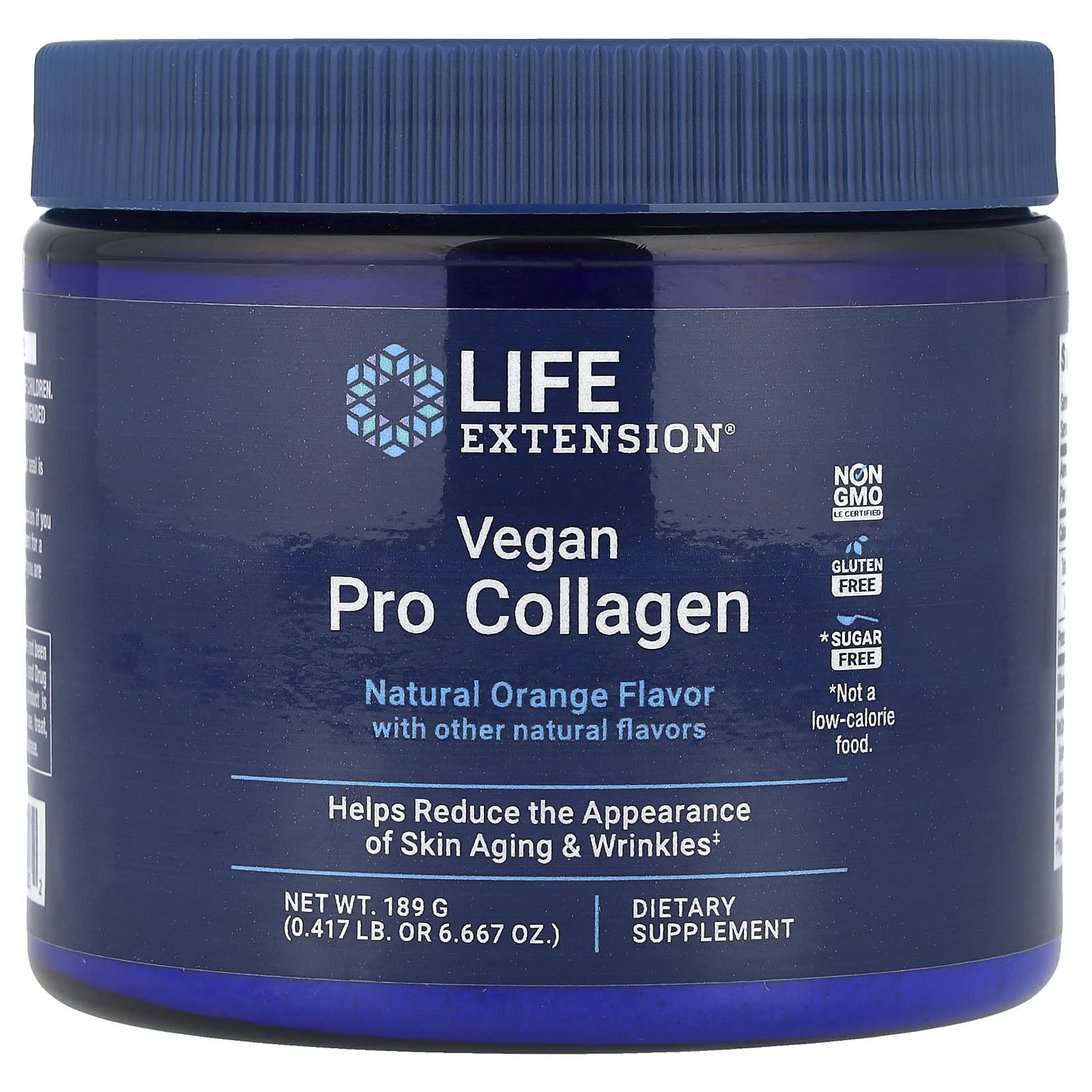 Life Extension Vegan Pro Collagen – Natural Orange – 189 g — Tunisie