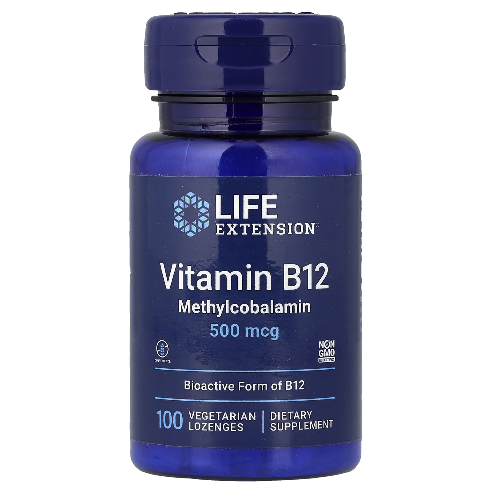 Life Extension Vitamin B12, Methylcobalamin – 500 µg — Tunisie