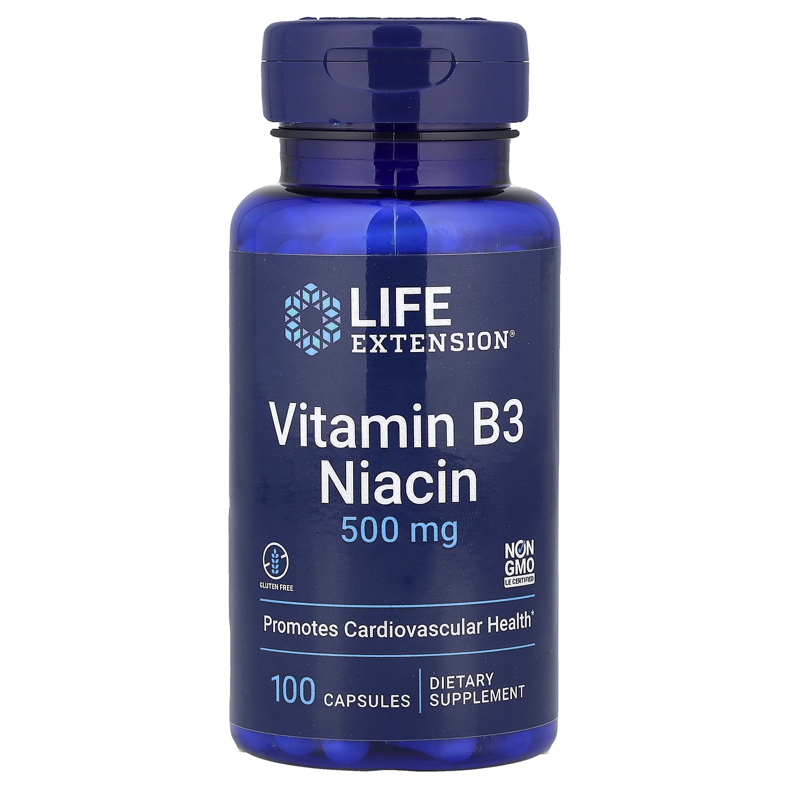 Life Extension Vitamin B3 Niacin – 100 gélules — Tunisie
