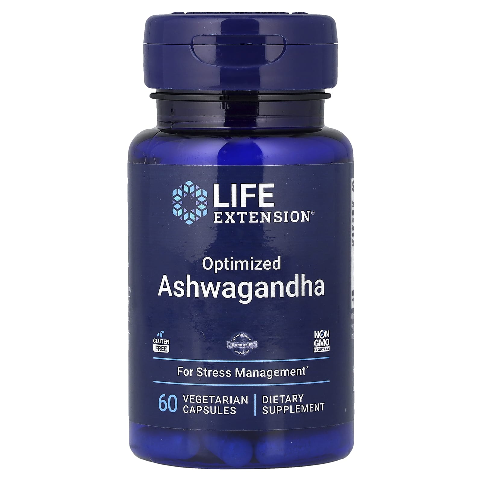 Life Extension Optimized Ashwagandha – 60 gélules végétales — Tunisie