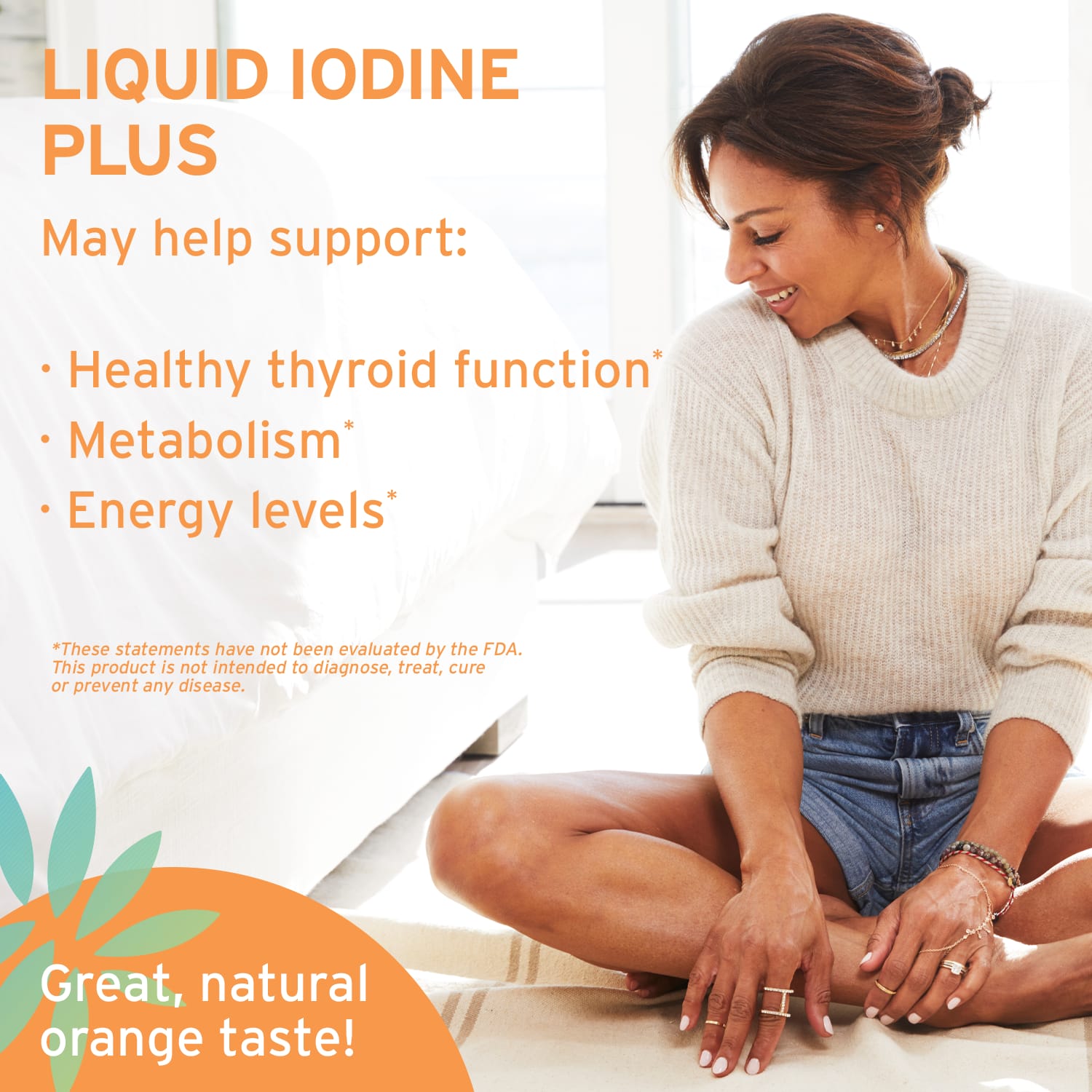 Life-flo Liquid Iodine Plus – Natural Orange – 59 ml — étiquette 2