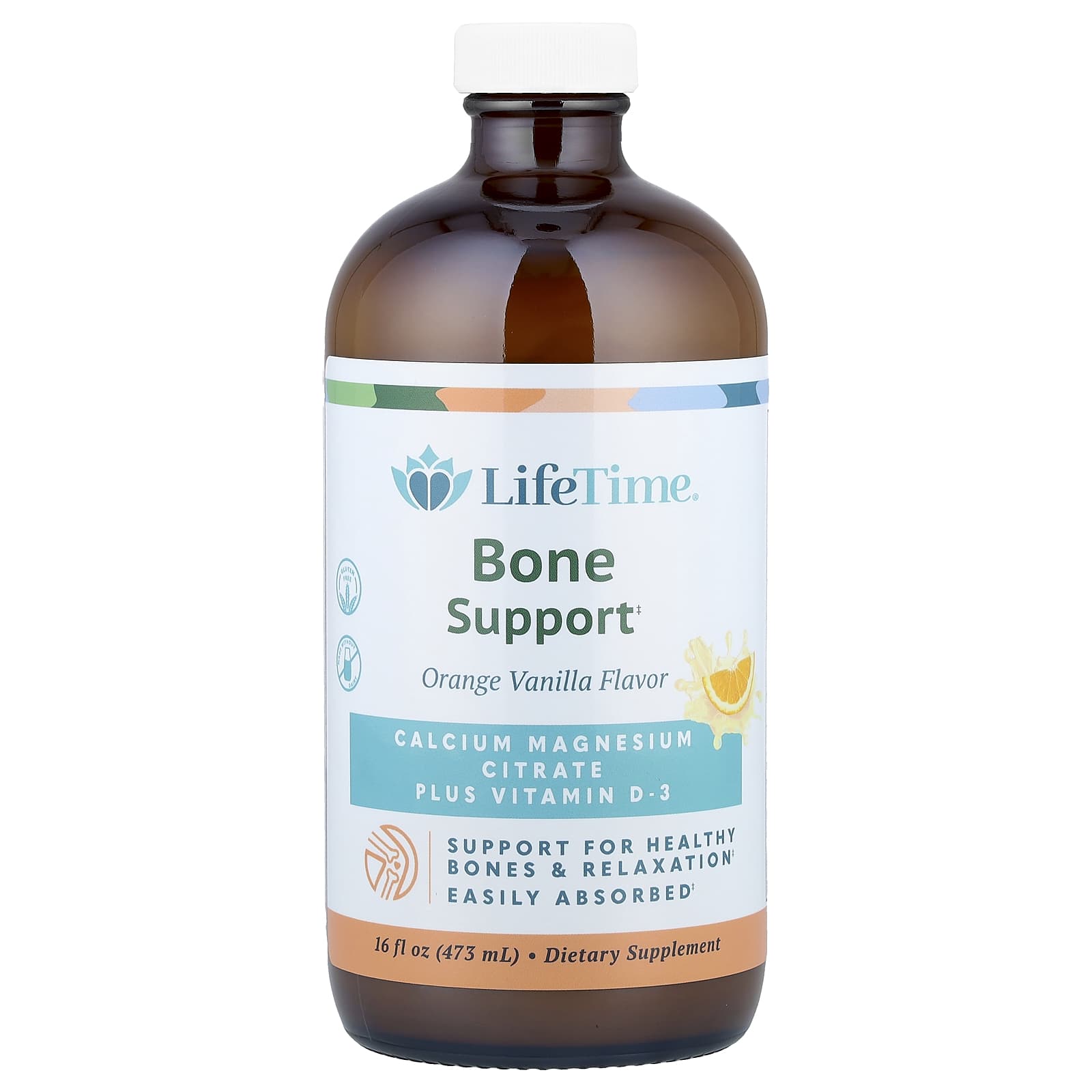 LifeTime Vitamins Bone Support – Orange Vanilla – 473 ml — Tunisie
