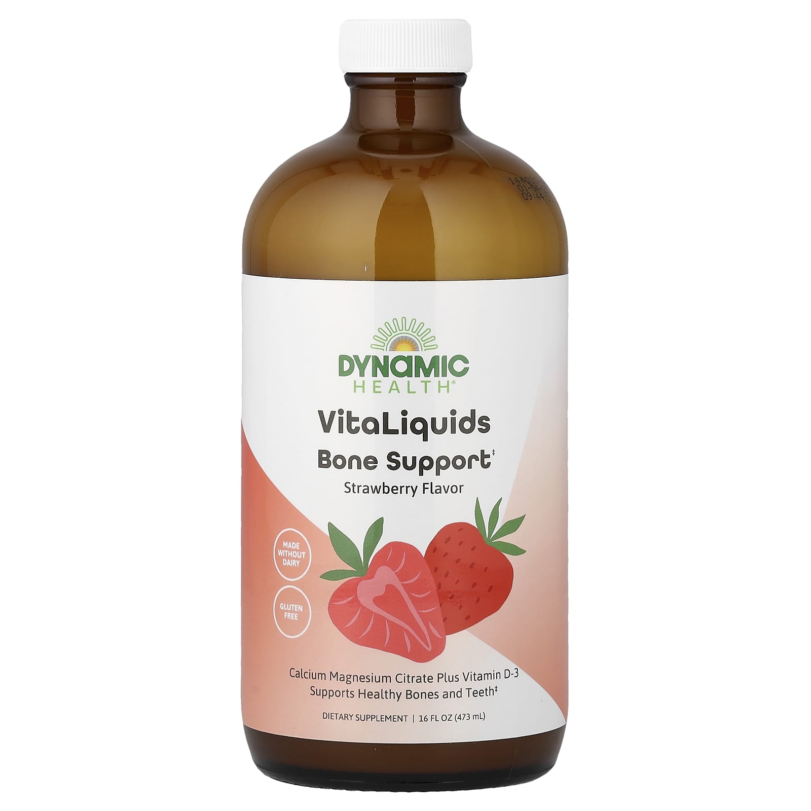LifeTime Vitamins VitaLiquids, Bone Support – Strawberry – 473 ml — Tunisie