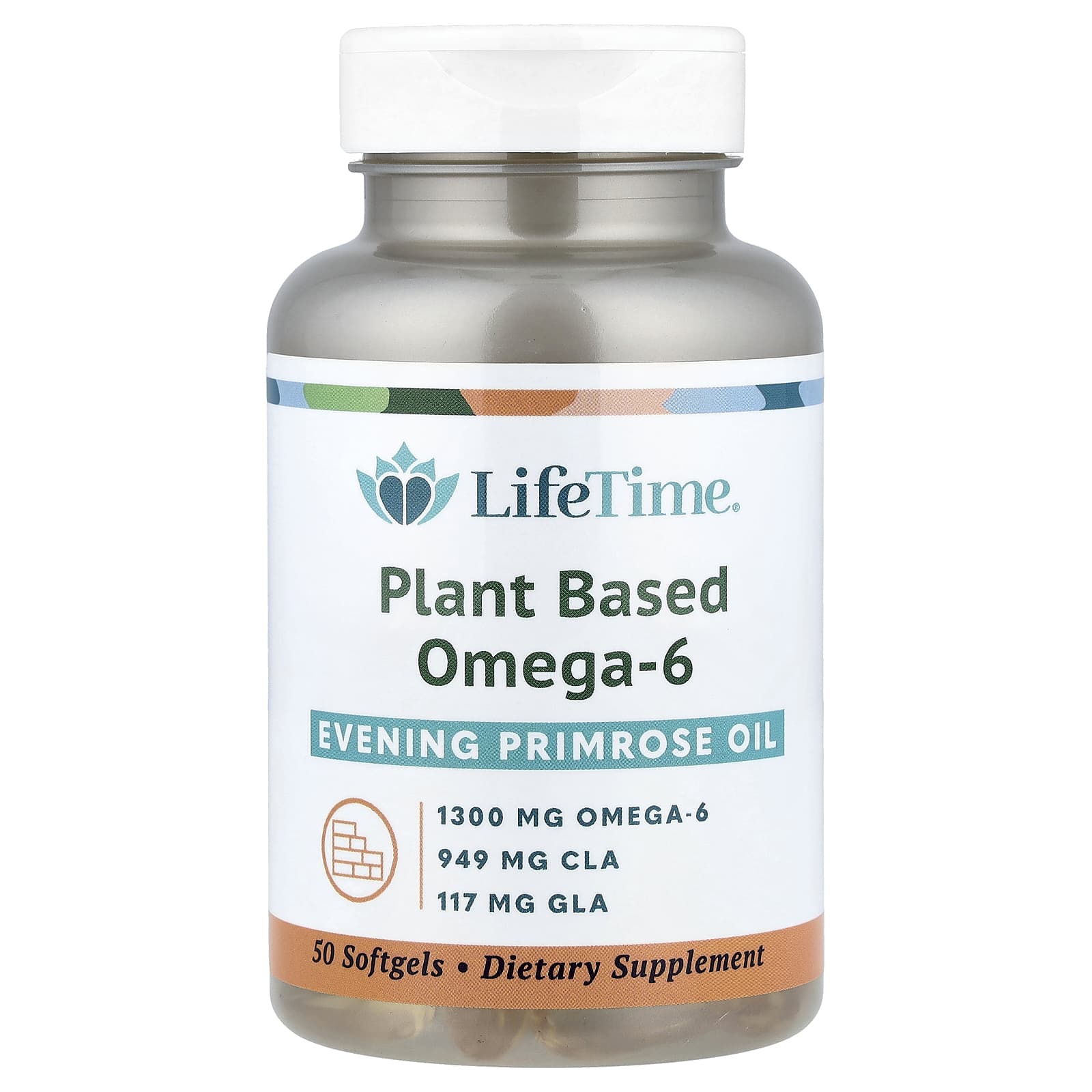 LifeTime Vitamins Evening Primrose Oil – 50 capsules molles — Tunisie