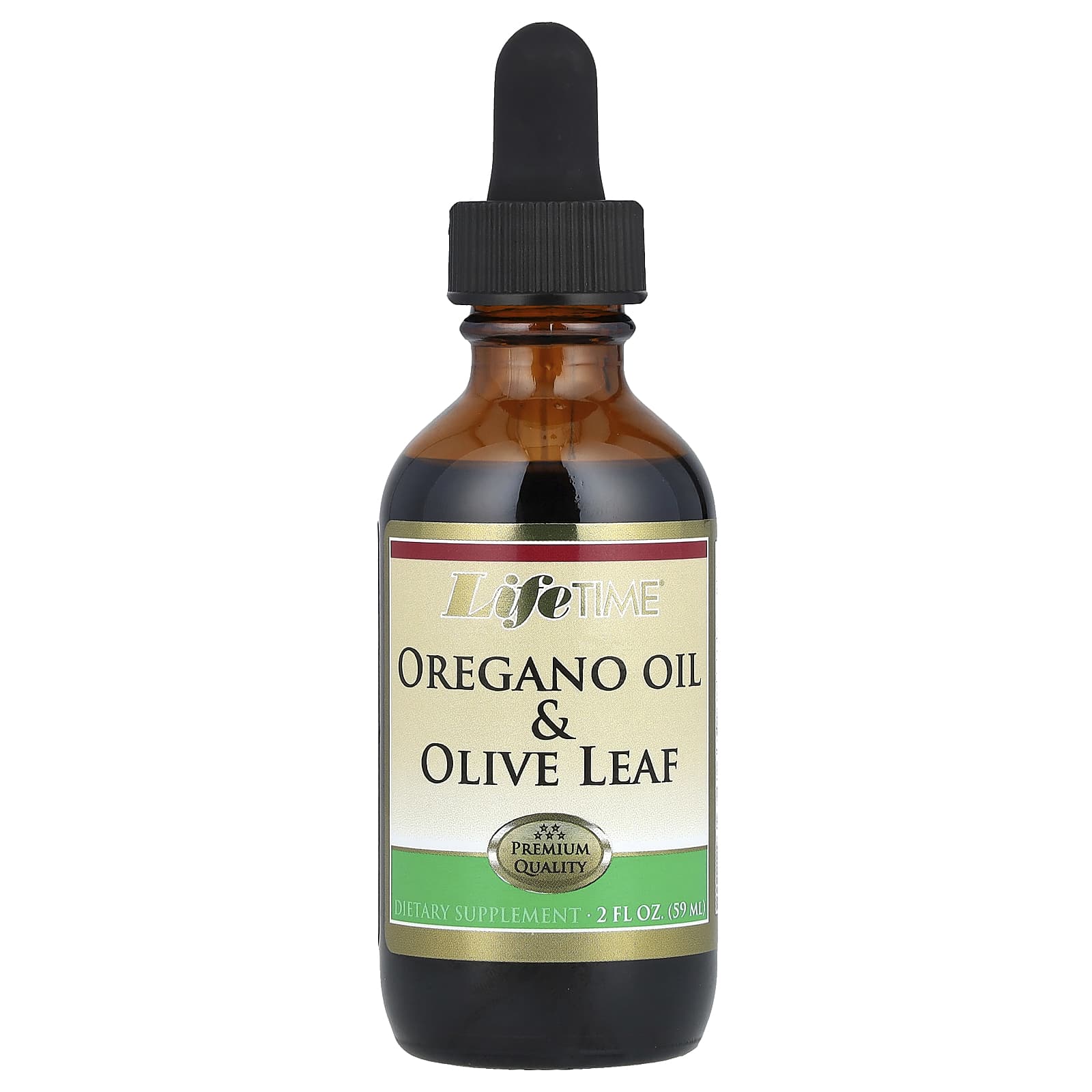 LifeTime Vitamins Oregano Oil & Olive Leaf – 59 ml — Tunisie