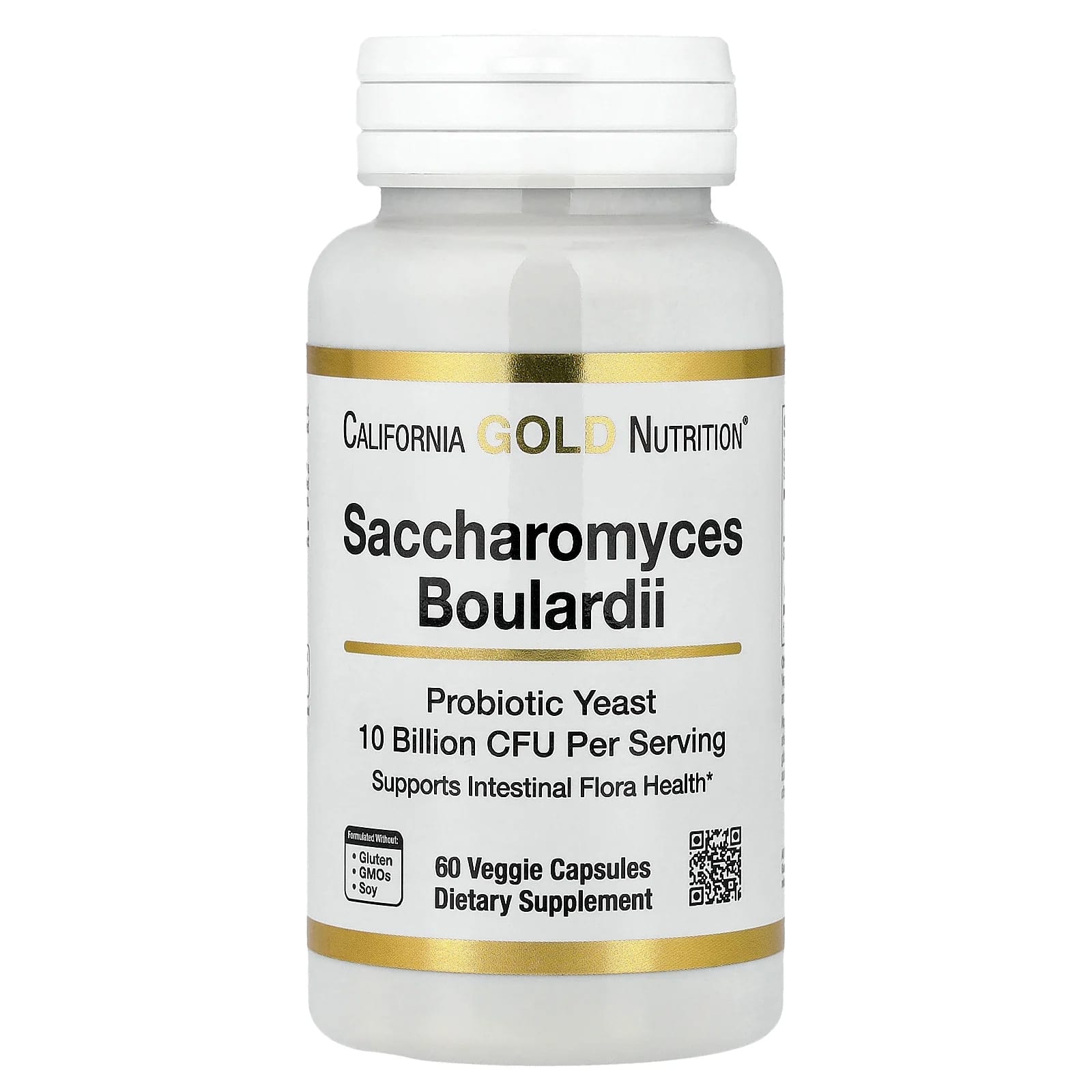California Gold Nutrition Saccharomyces Boulardii – 60 gélules végétales — Tunisie
