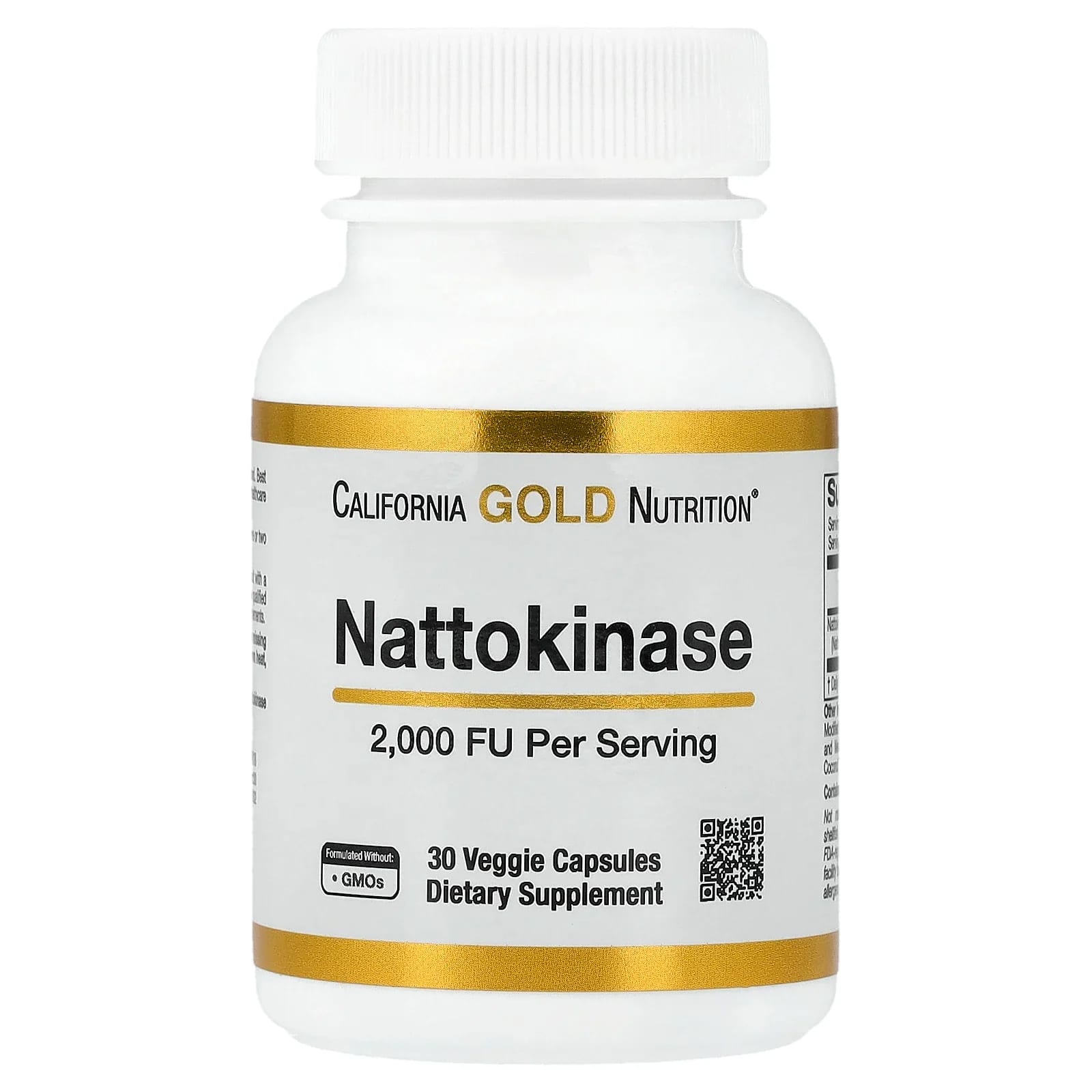 California Gold Nutrition Nattokinase, Proteolytic Enzyme – 30 gélules végétales — Tunisie