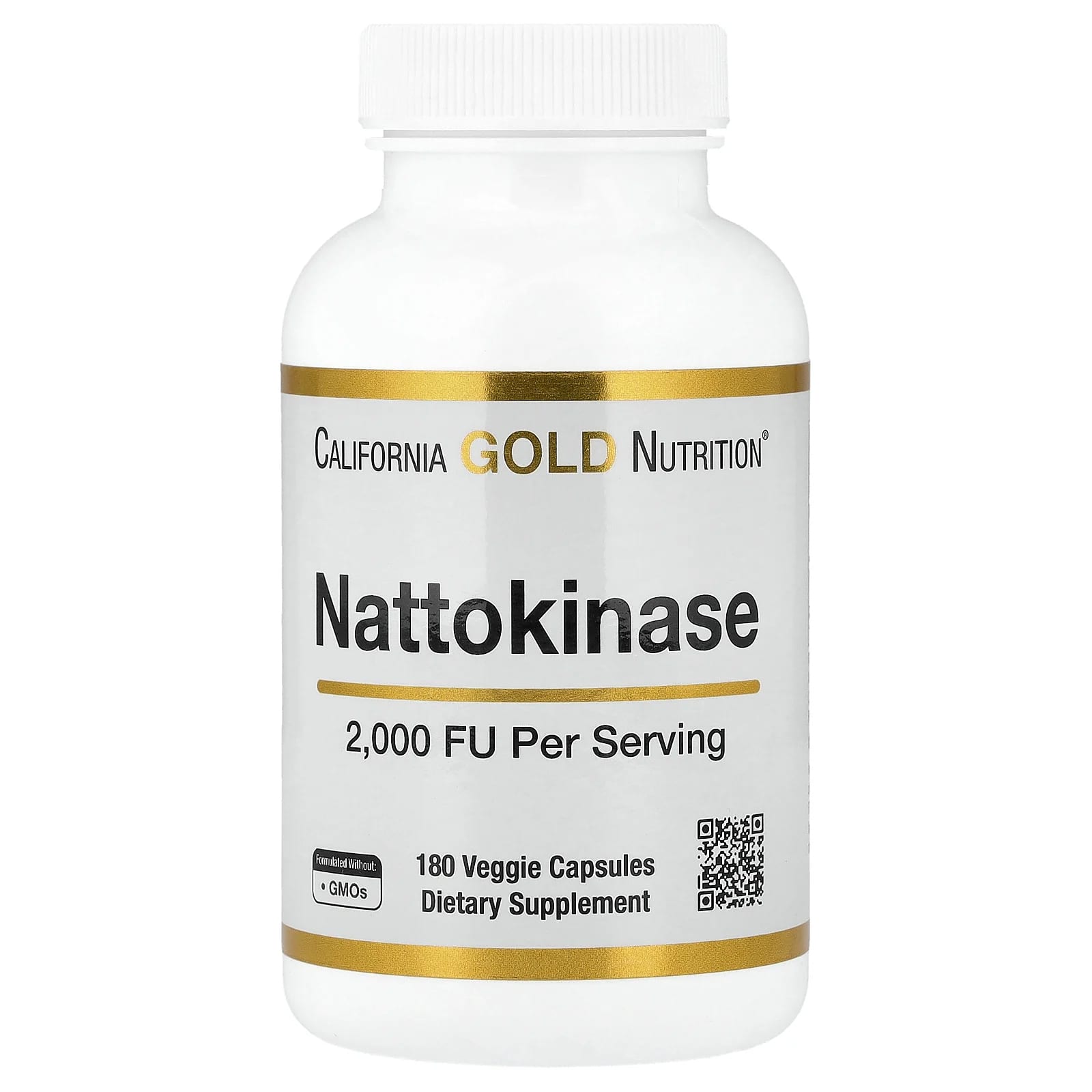 California Gold Nutrition Nattokinase, Proteolytic Enzyme – 180 gélules végétales — Tunisie