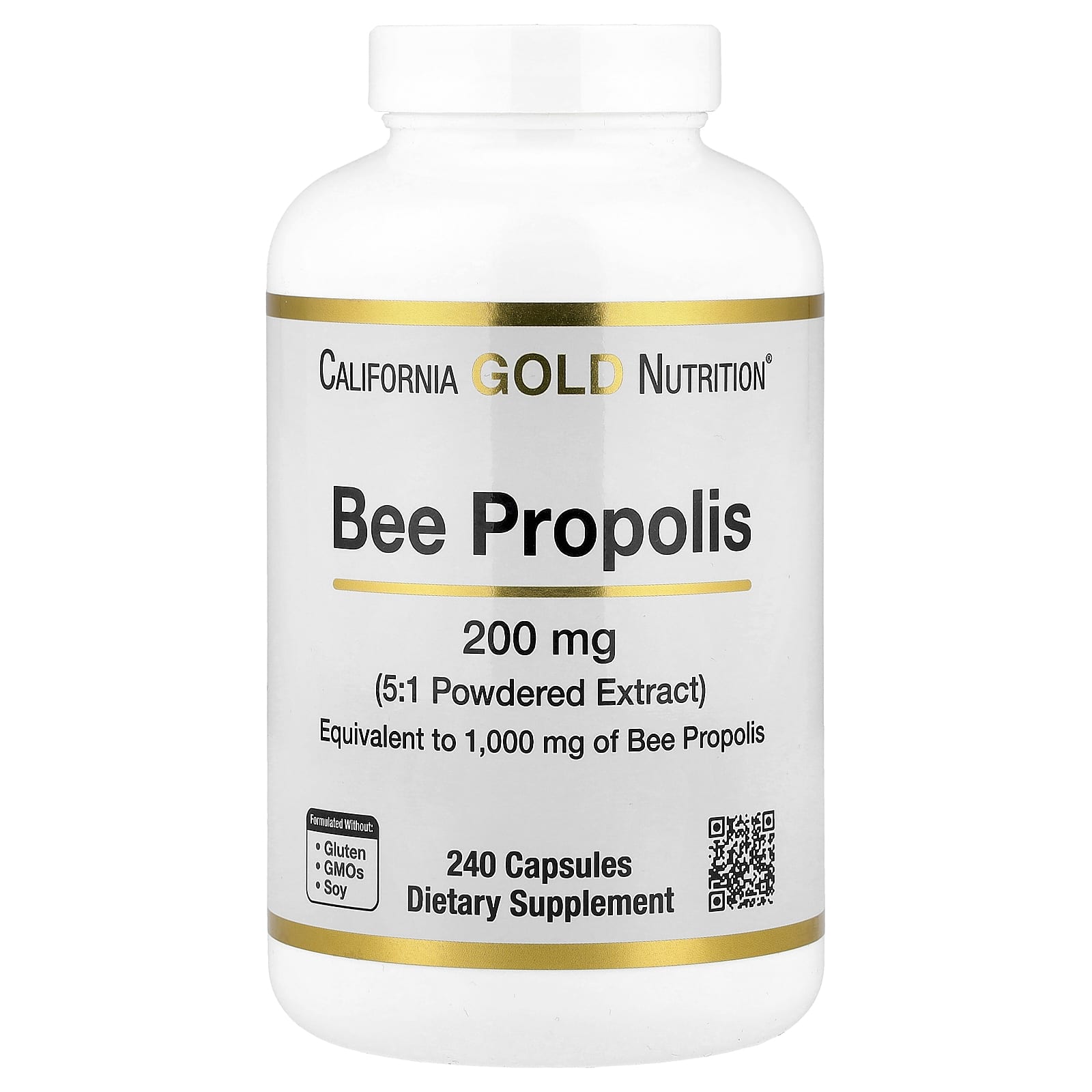 California Gold Nutrition Bee Propolis – 240 gélules — Tunisie