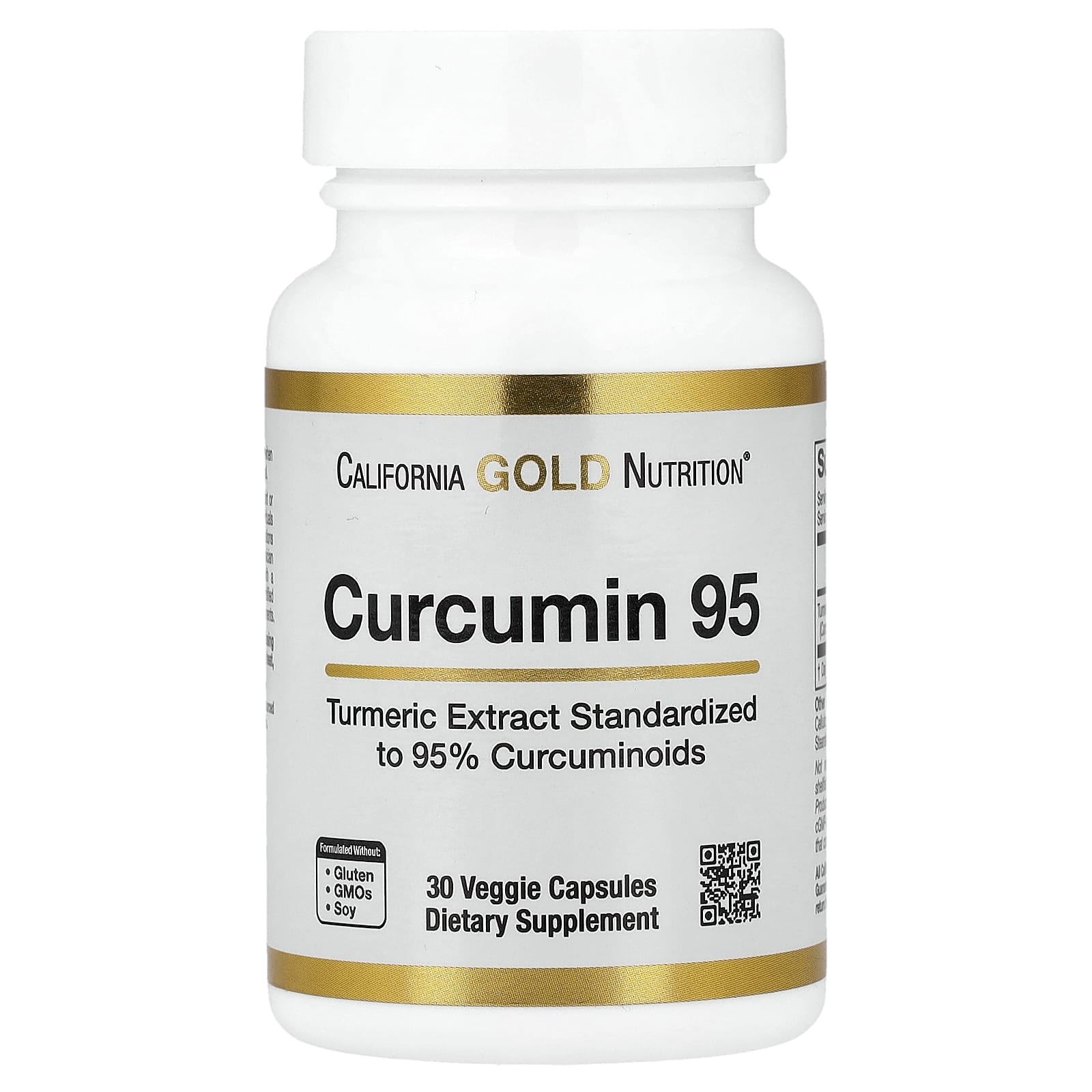 California Gold Nutrition Curcumin 95 – 30 gélules végétales — Tunisie
