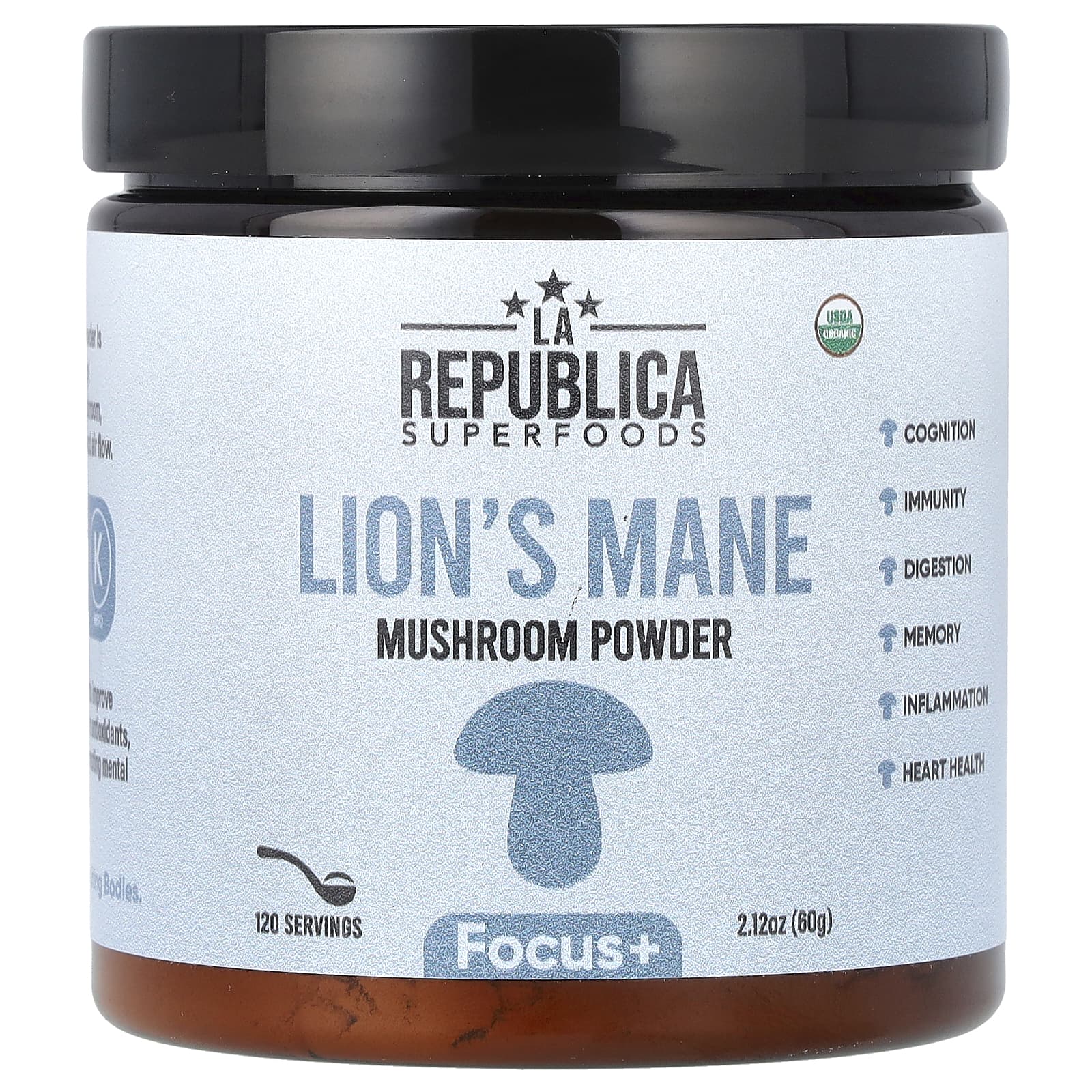 La Republica Superfoods, Lion's Mane Mushroom Powder – 60 g — Tunisie