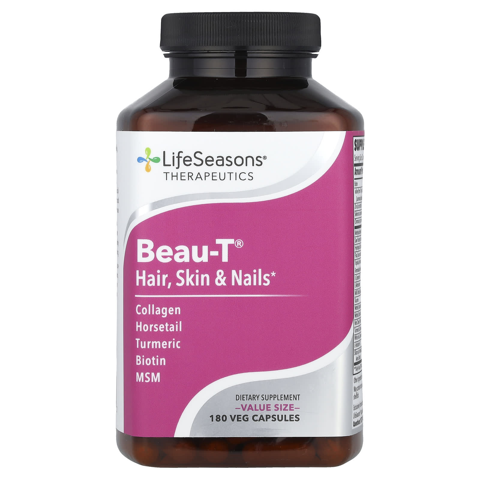 LifeSeasons Therapeutics, Beau-T, Hair, Skin & Nails – 180 gélules végétales — Tunisie