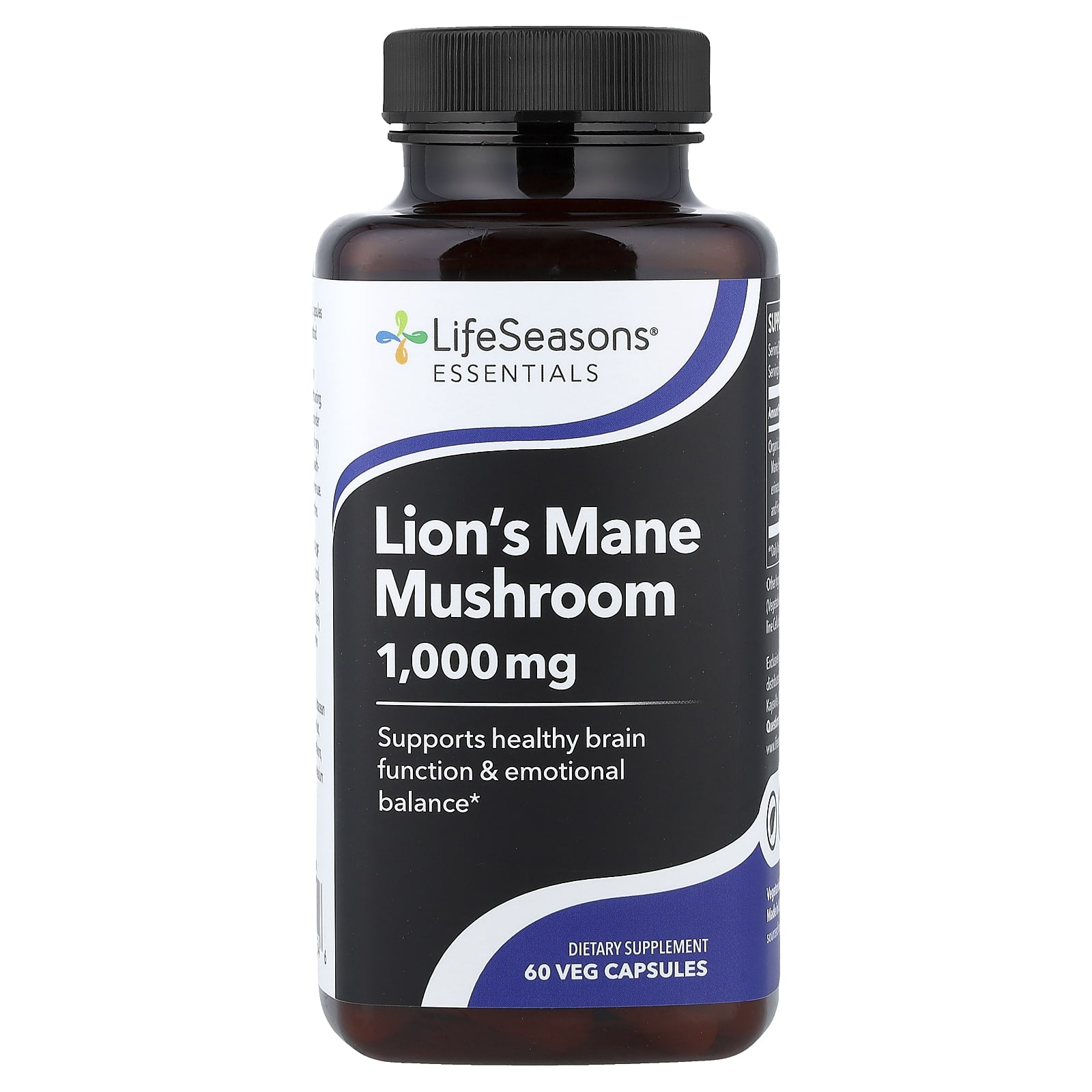 LifeSeasons Lion's Mane Mushroom – 60 gélules végétales — Tunisie